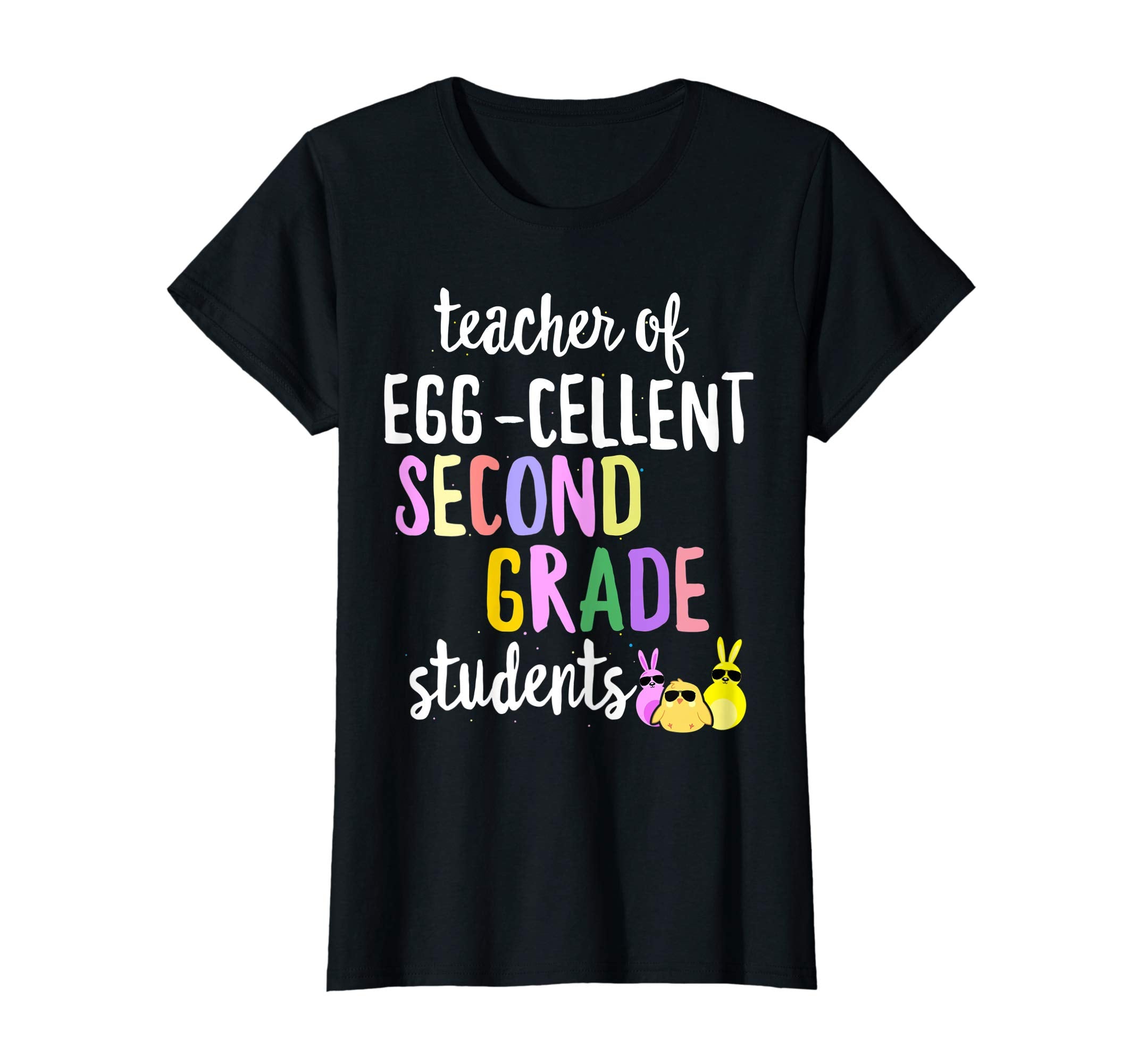 Teacher of Egg-Cellent 2nd Grade Students Easter Gift Tshirt