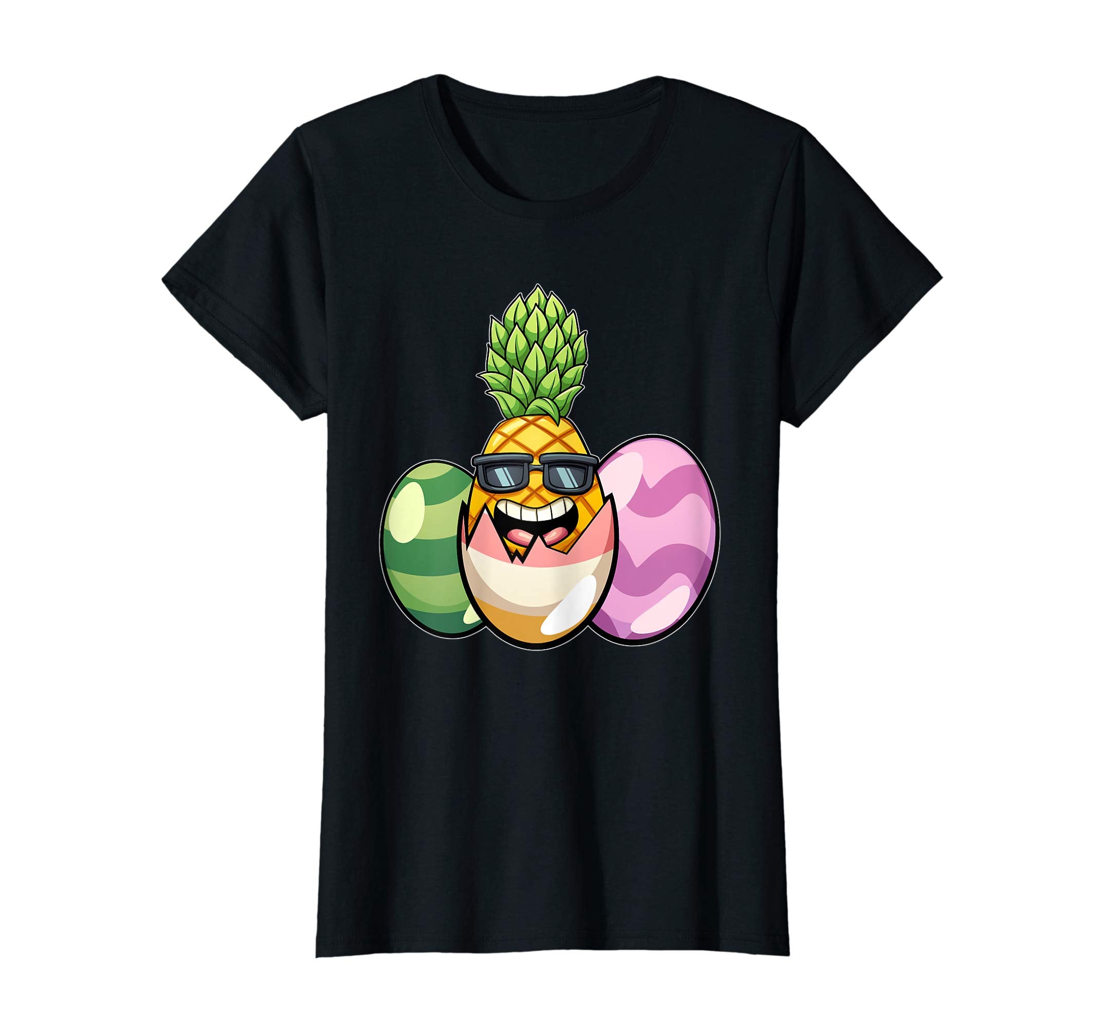Easter Shirts For Kids Boys Pineapple Shirt Easter Eggs