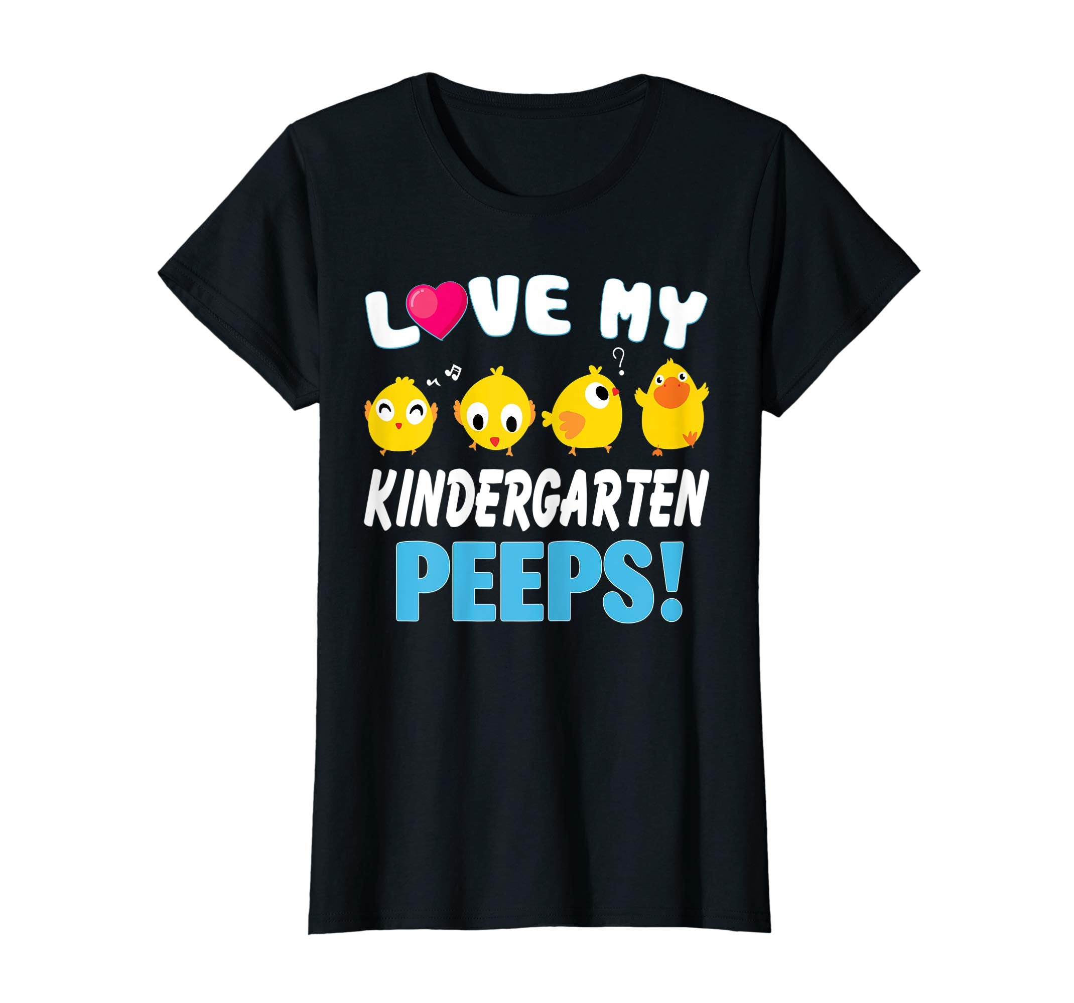 I Love My Kindergarten Peeps Chicks Easter Teacher Shirt