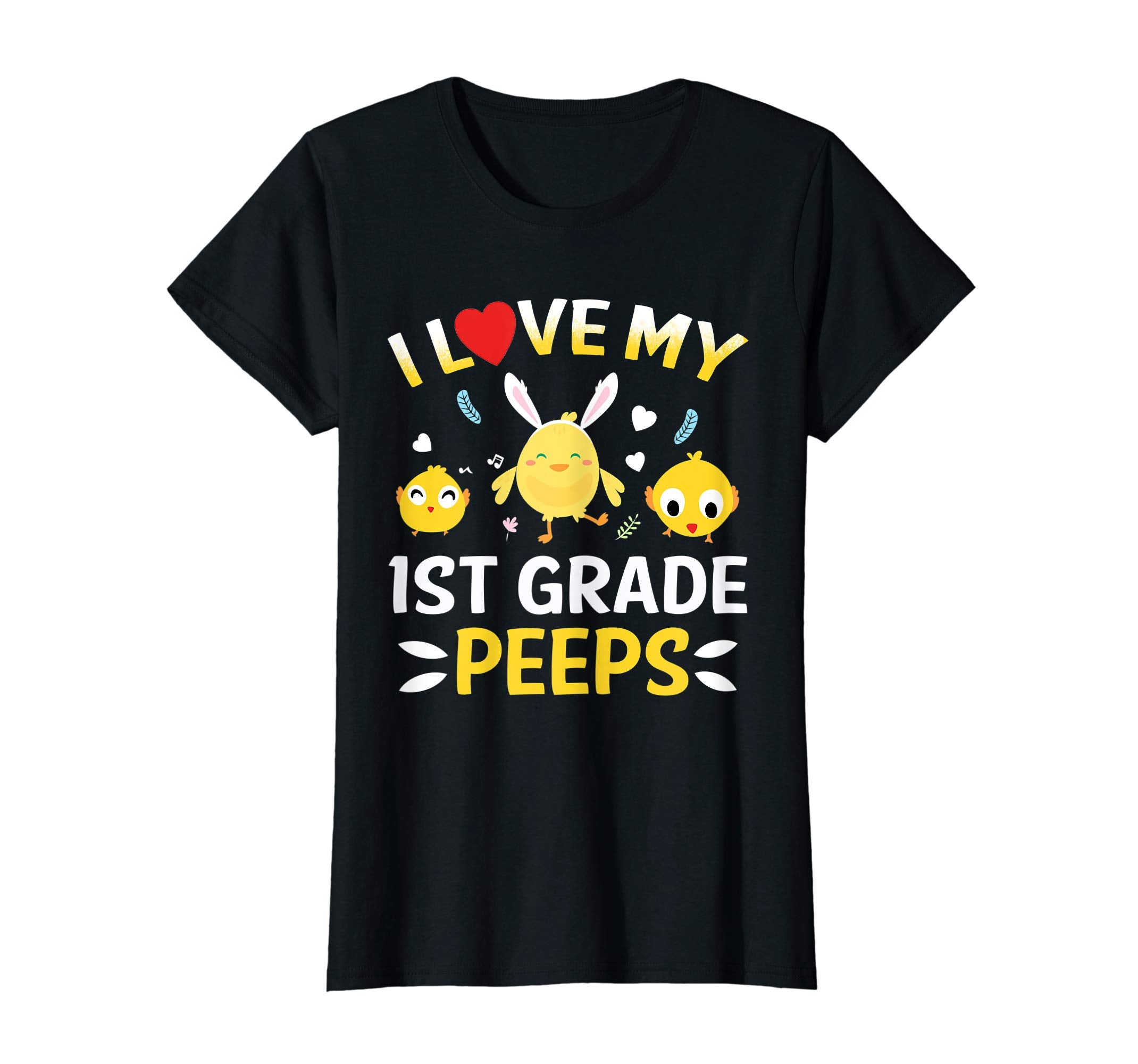 I Love My 1st Grade Peeps Bunnies Easter Teacher T-Shirt