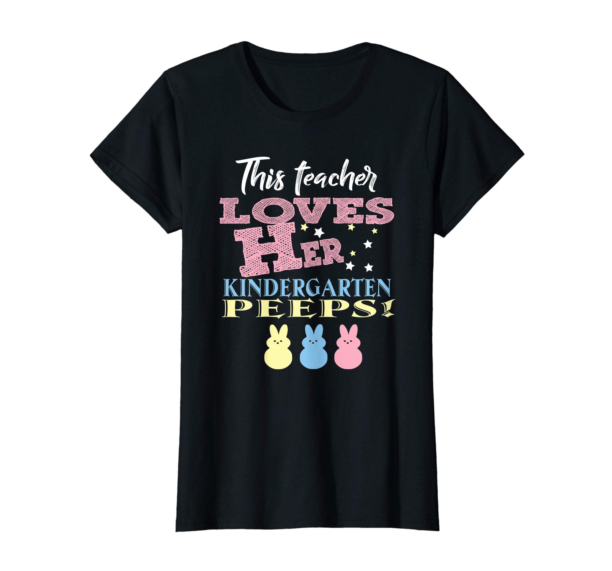 This Teacher Loves Her Kindergarten Students Easter T-Shirt