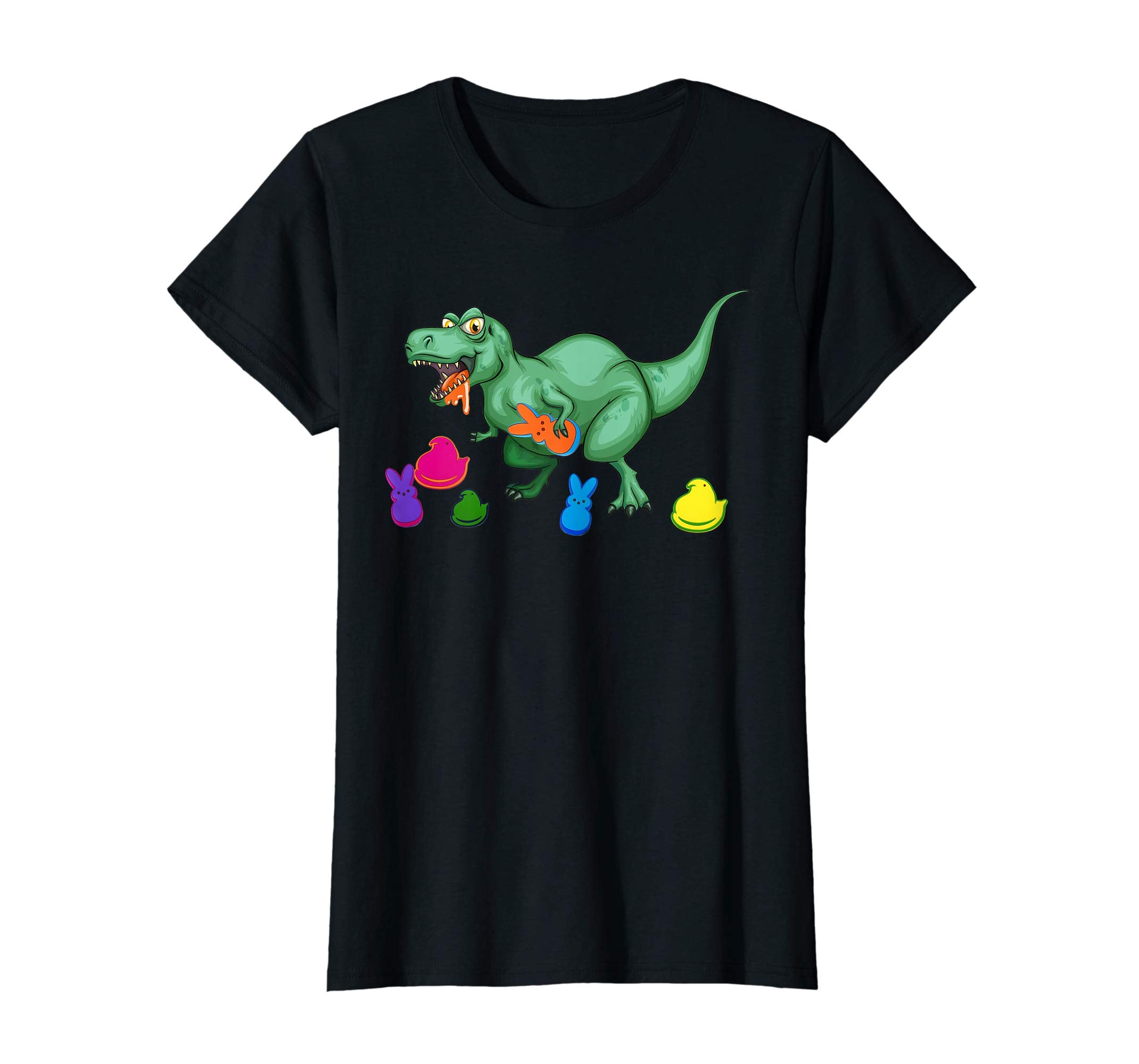 Easter T-rex Dinosaur Eat Peeps Shirt Easter Outfit Boy Kid