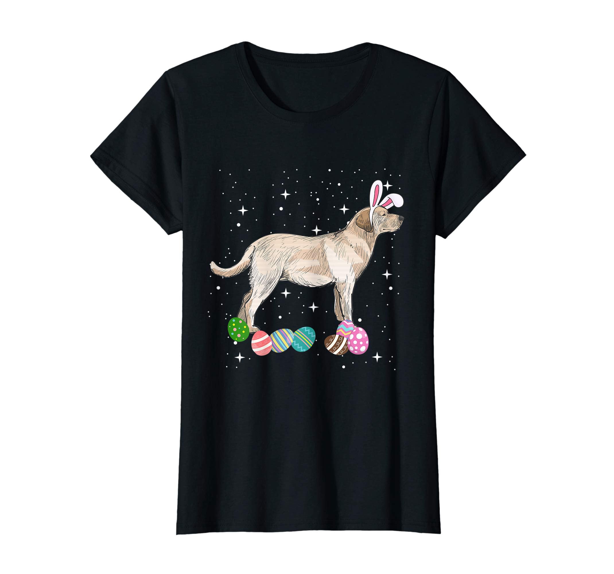 Labrador Retriever Dressed As Easter Bunny Rabbit Ears Shirt