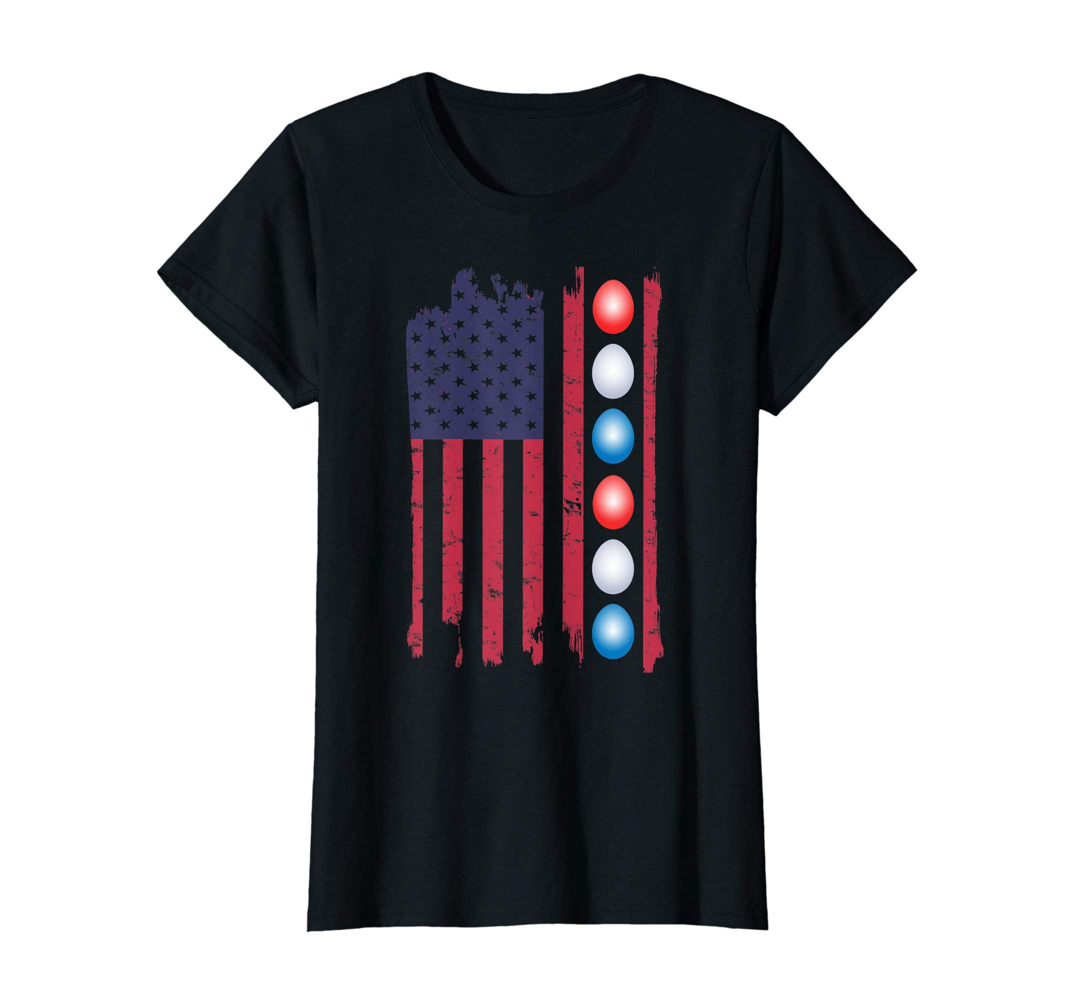 Funny Easter Shirt American Flag Patriotic Easter Gift Tee