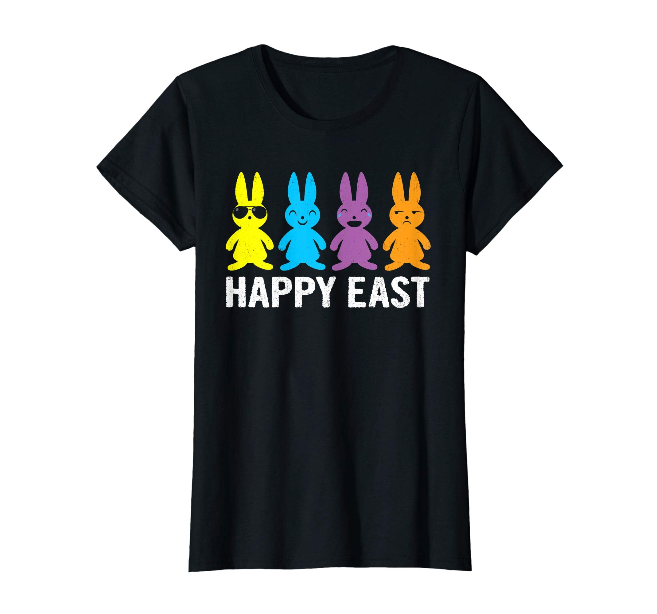 Easter T Shirt Happy Easter Bunny Eggs Tshirt Colorful Gift