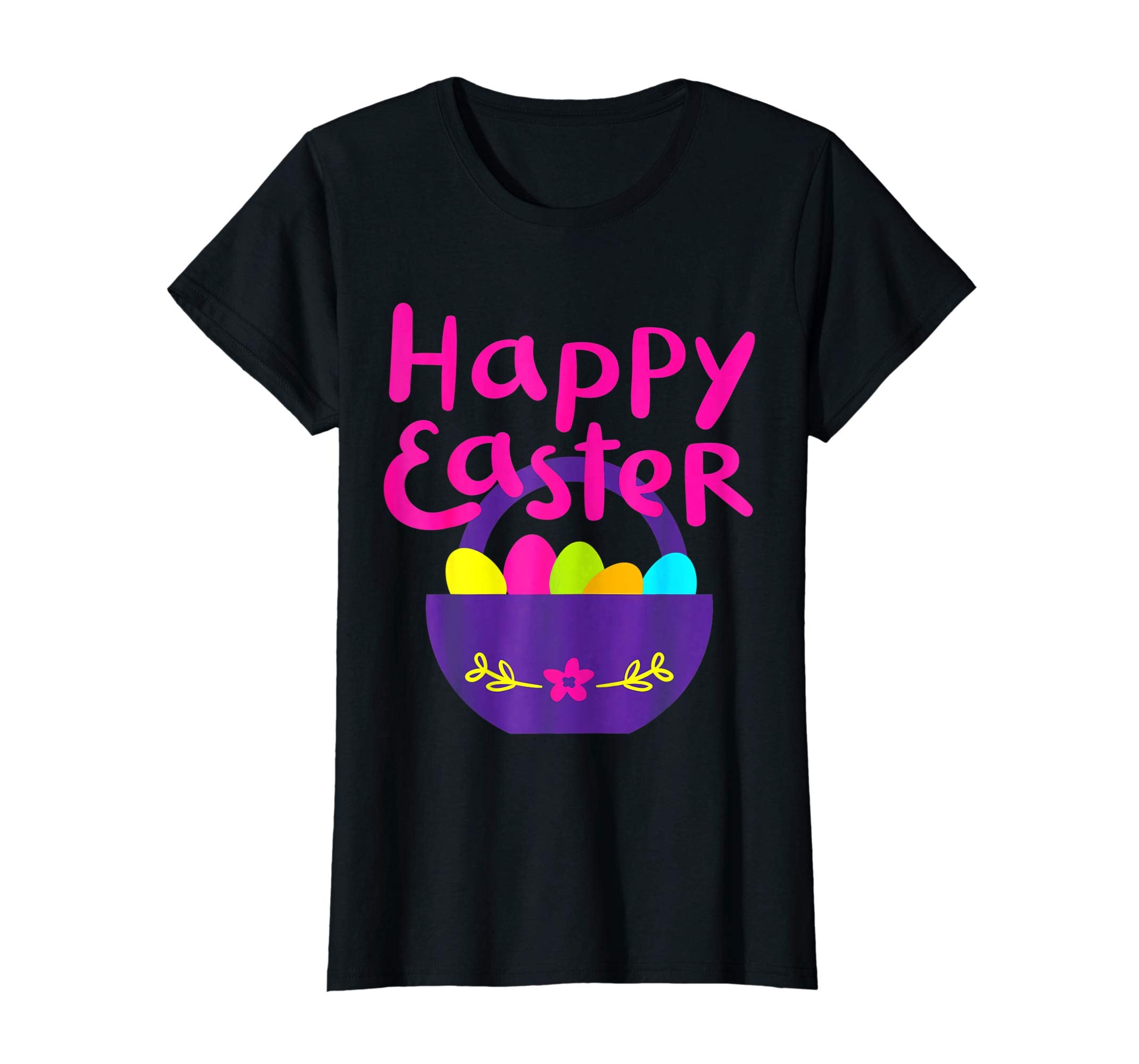 Happy Easter Shirt Colorful Eggs tee