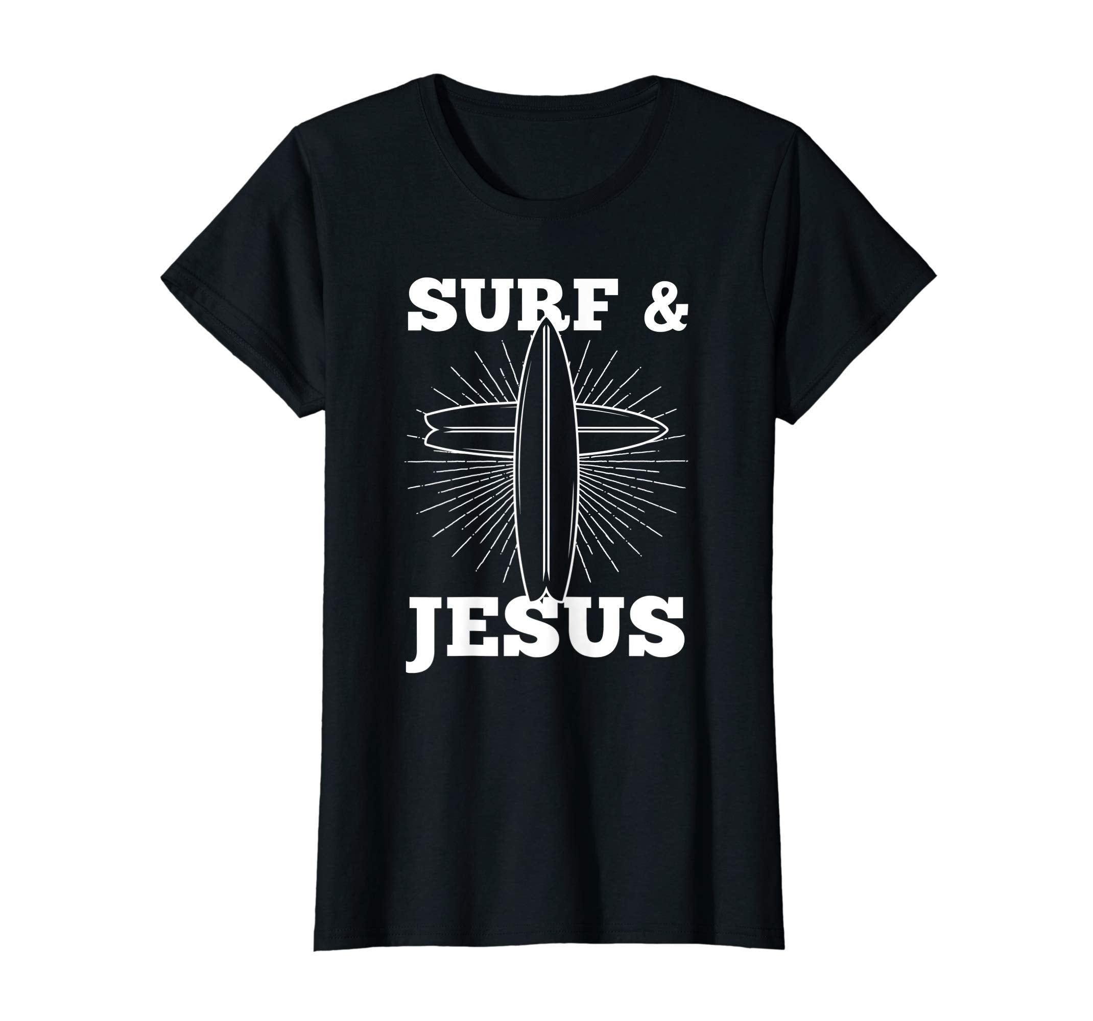 Surf And Jesus Christian Easter Bible Verse Gift T-Shirt