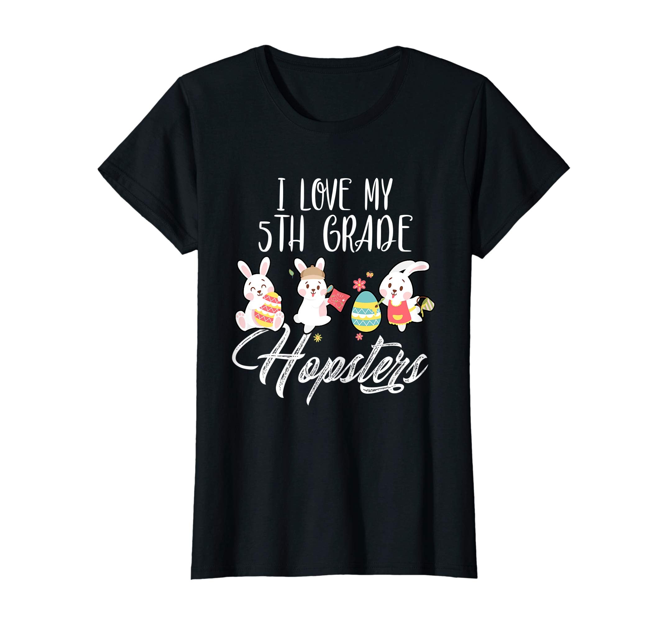 I Love My 5th Grade Hopsters Easter Teacher T-Shirt Gifts