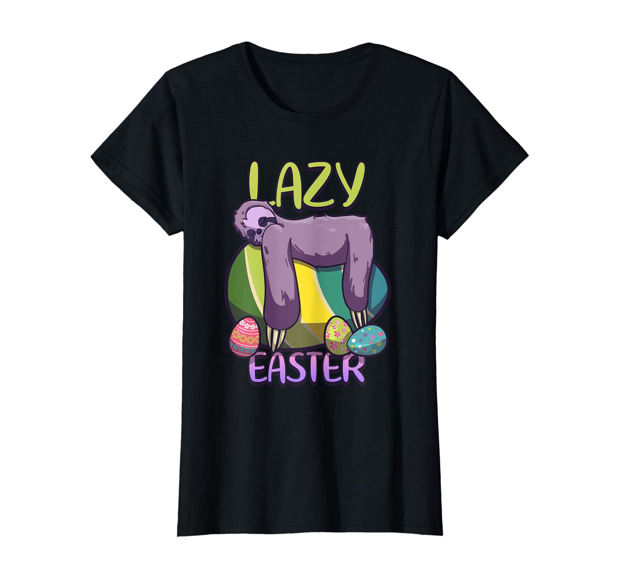 Lazy Easter Sloth on Eggs 2019 Cute Gift T Shirt boys girls