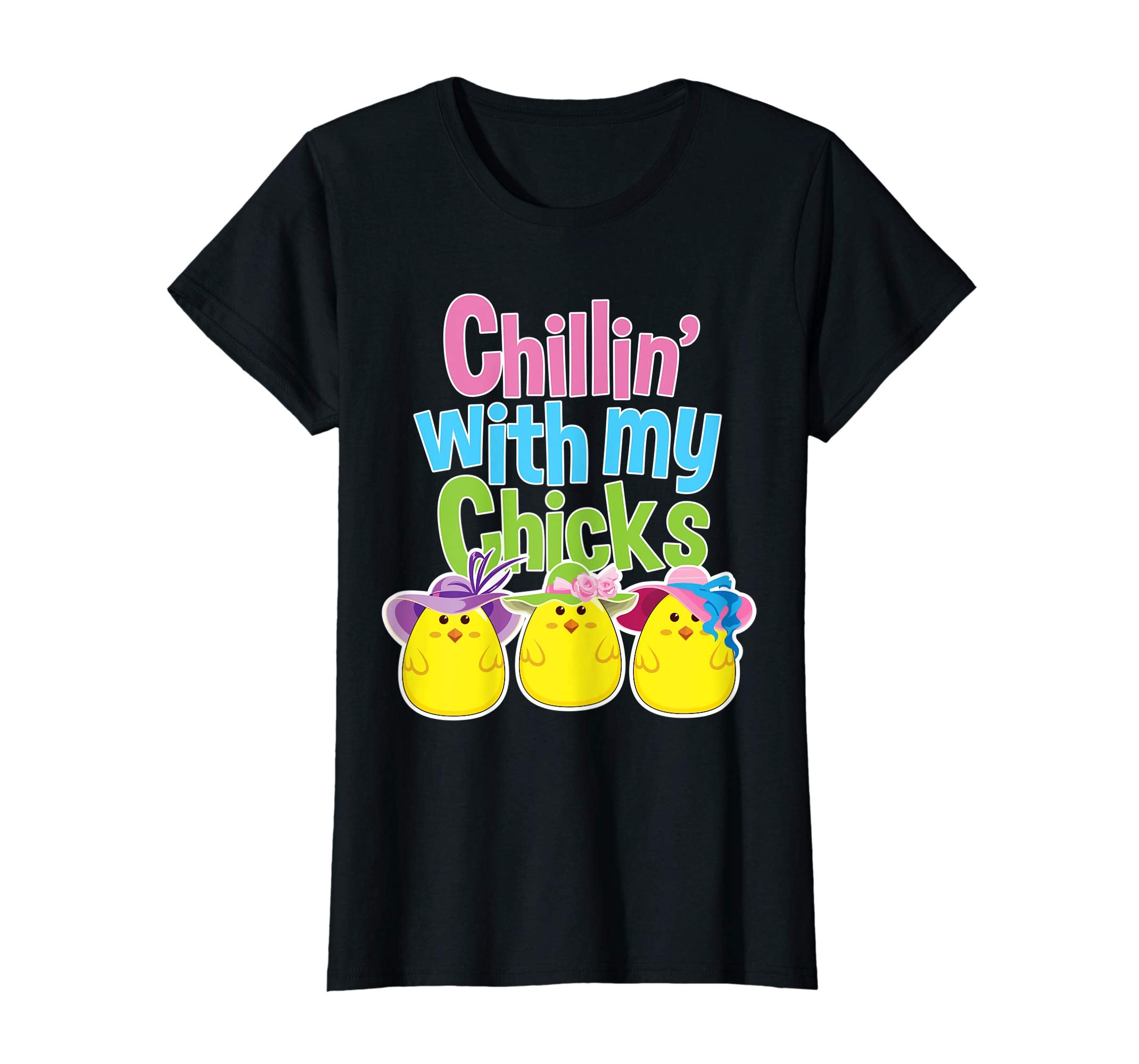 Cute Easter tshirt Chillin with my Chicks Egg Hunt Shirt Tee