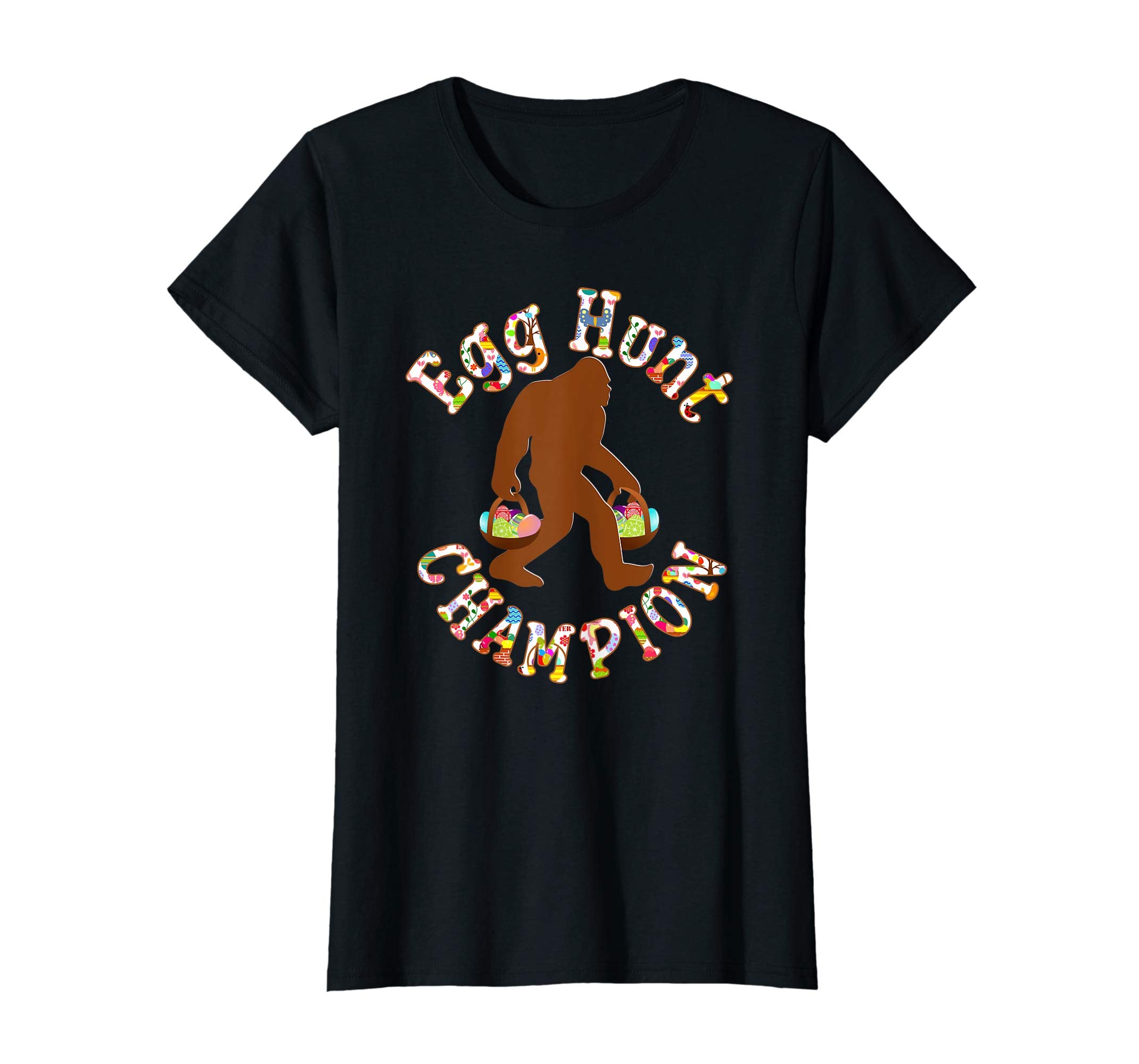 Bigfoot Easter Egg Hunt Champion Funny Gift T-Shirt For Men