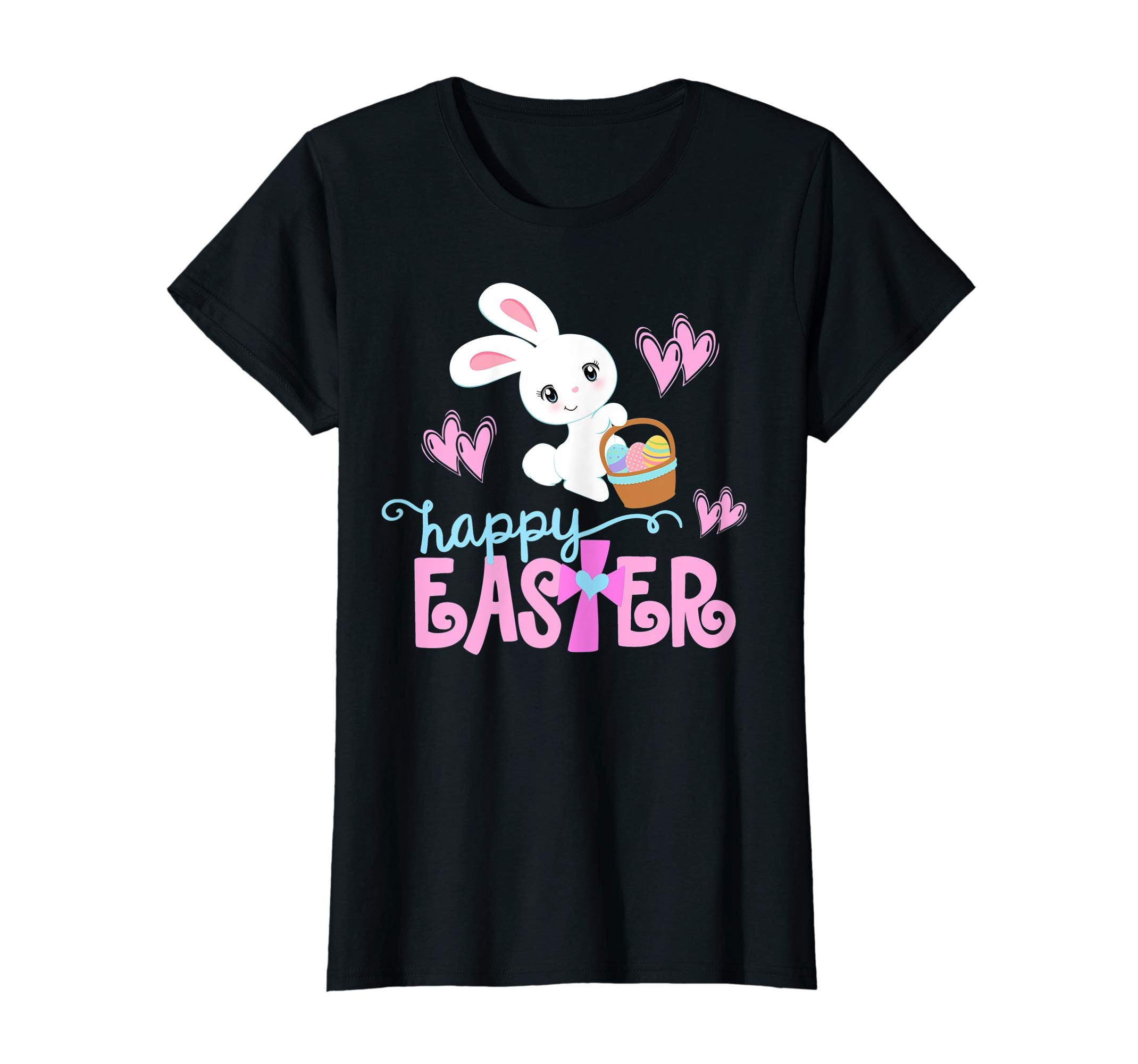 HAPPY EASTER Bunny Shirt Christian Love Jesus Shirt Girl Kid