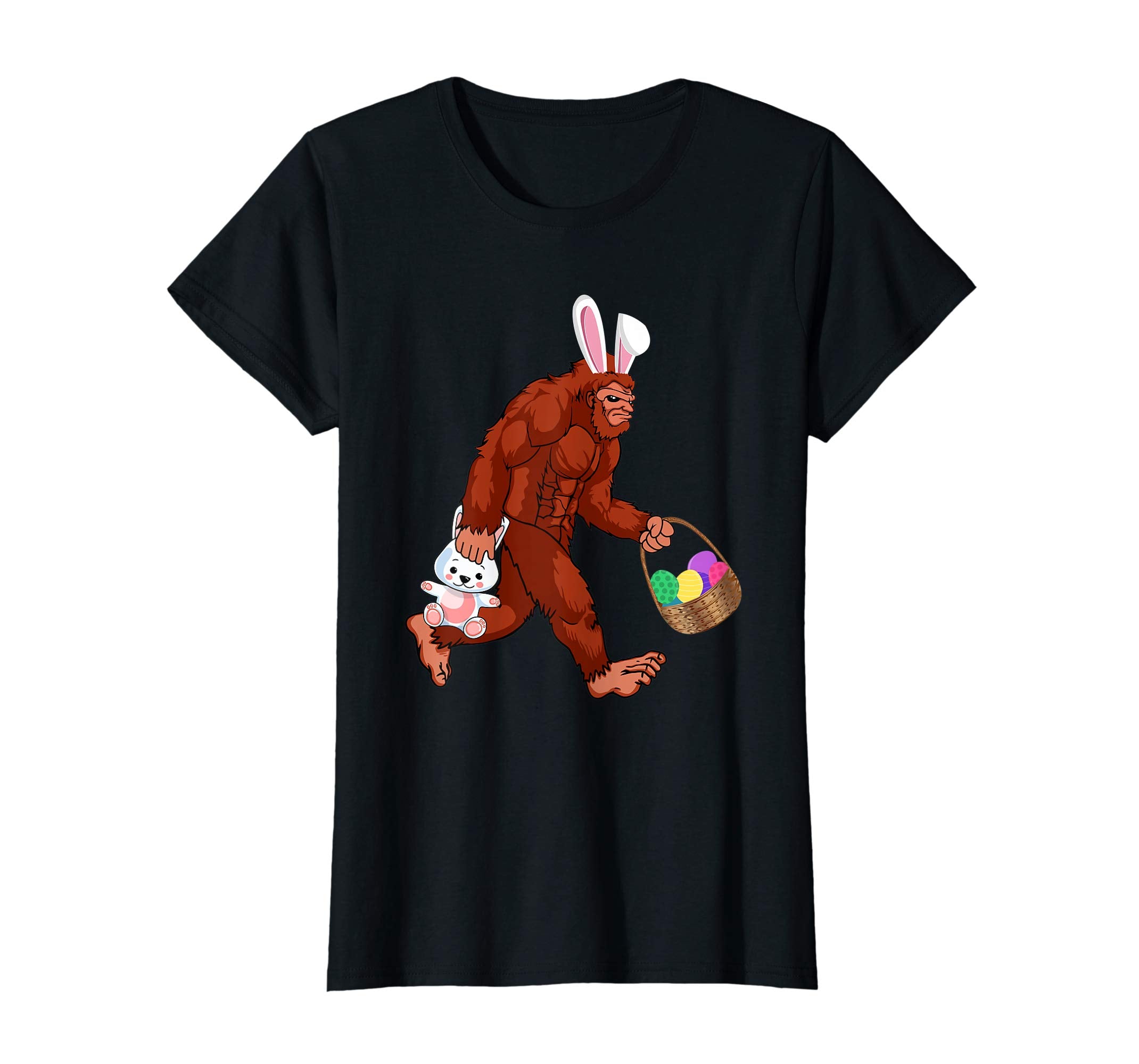Easter Bigfoot Sasquatch Shirt Bunny Egg Hunting Gift Tee