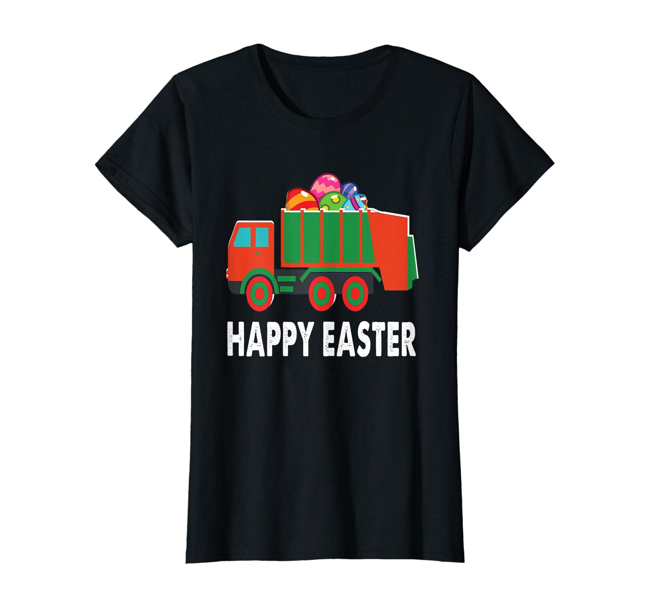 Happy Easter T-shirt garbage truck With Egg Easter