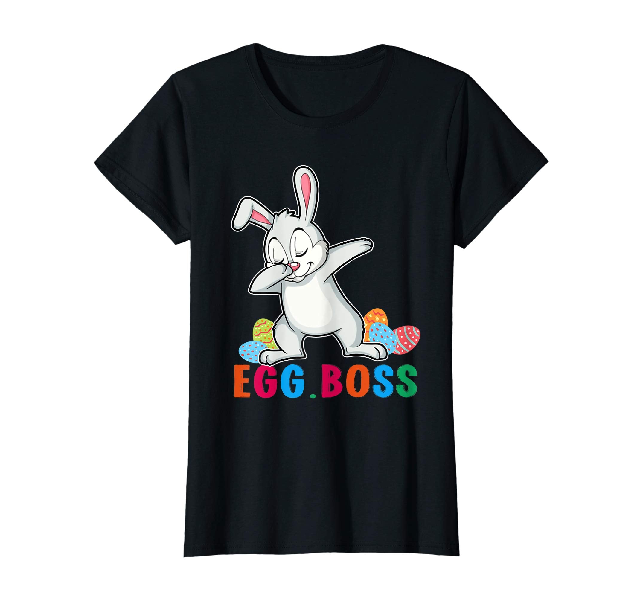 Funny Bunny Dab Dabbing Dance Egg Boss Easter T-Shirt