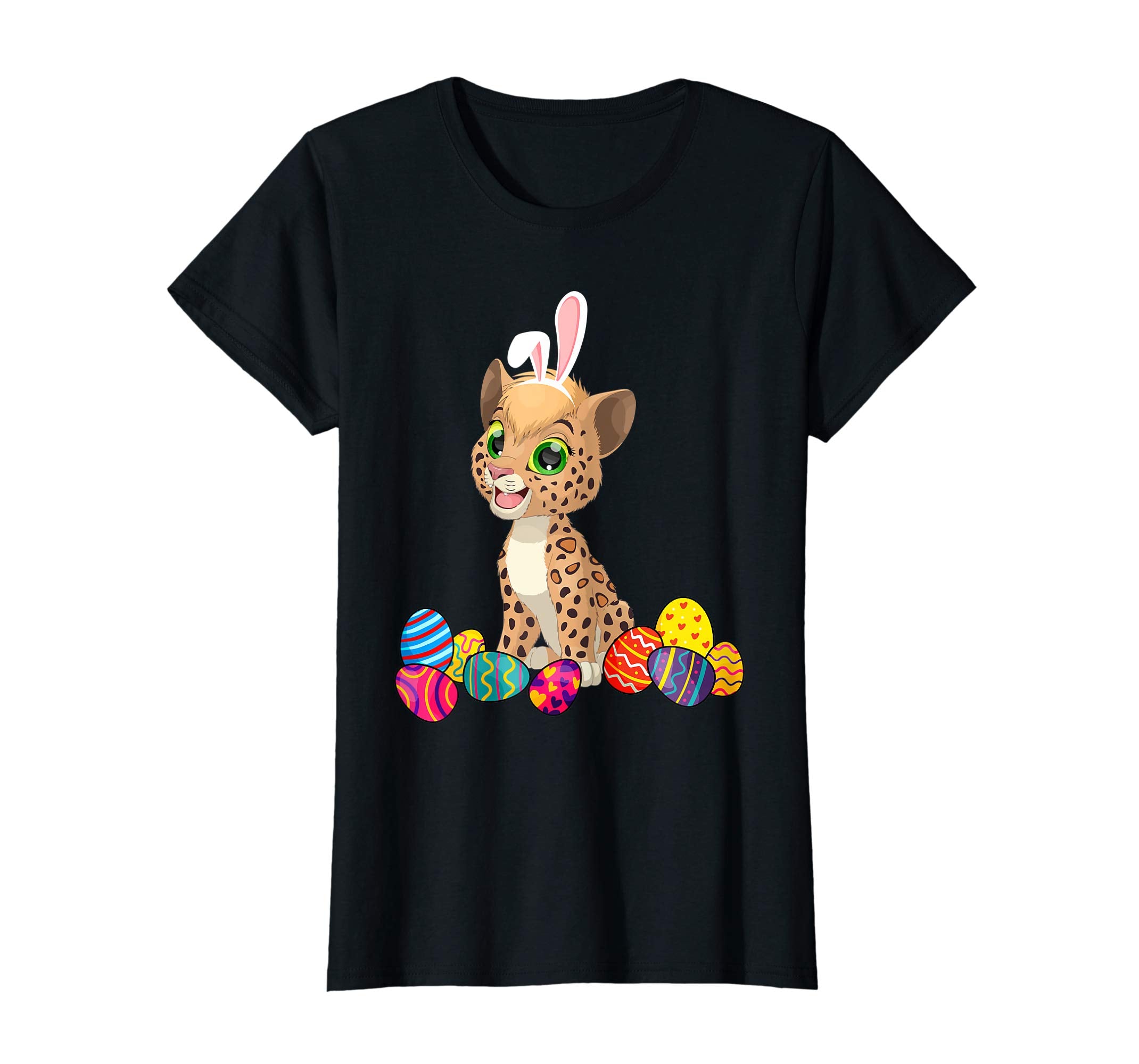 Leopard Bunny Ear With Egg Easter Easter Day Shirt