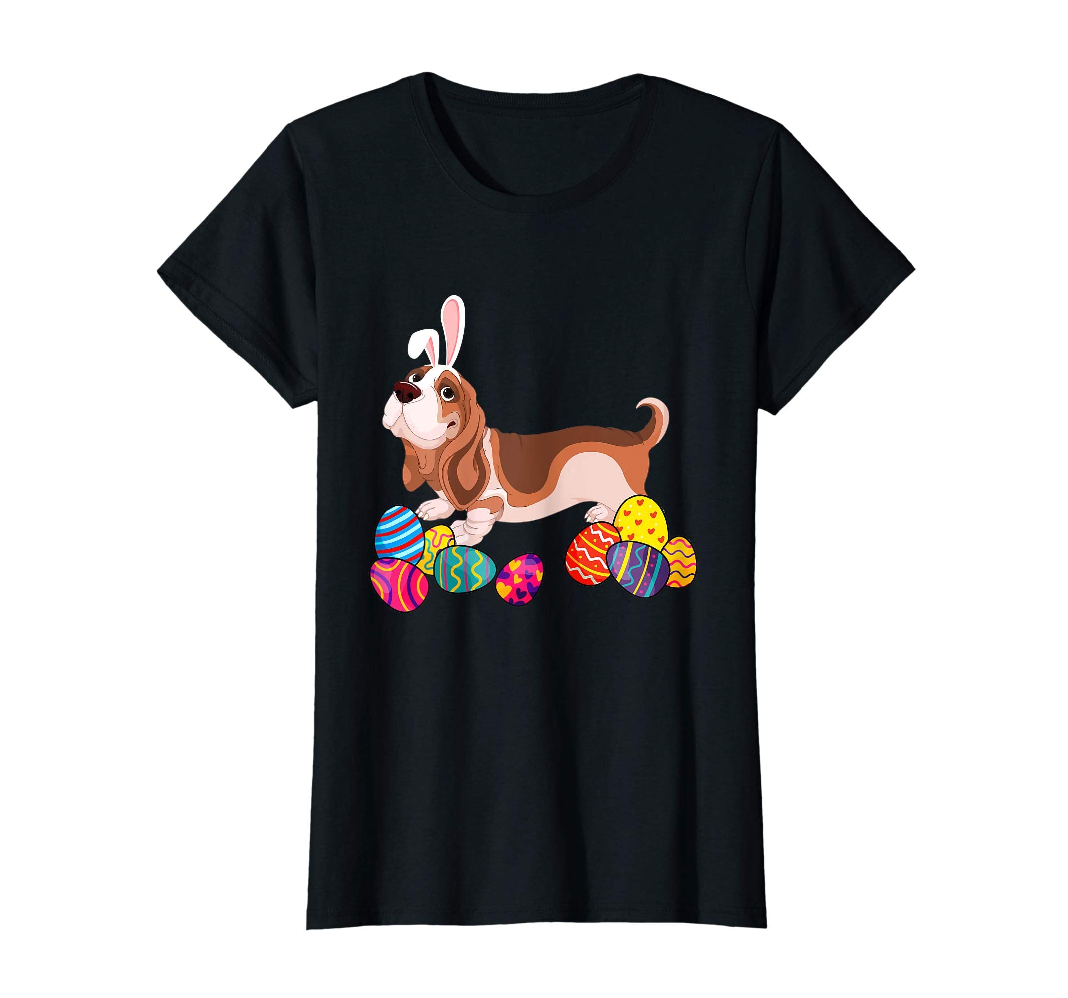 Basset Hound Bunny Ear With Egg Easter Easter Day Shirt
