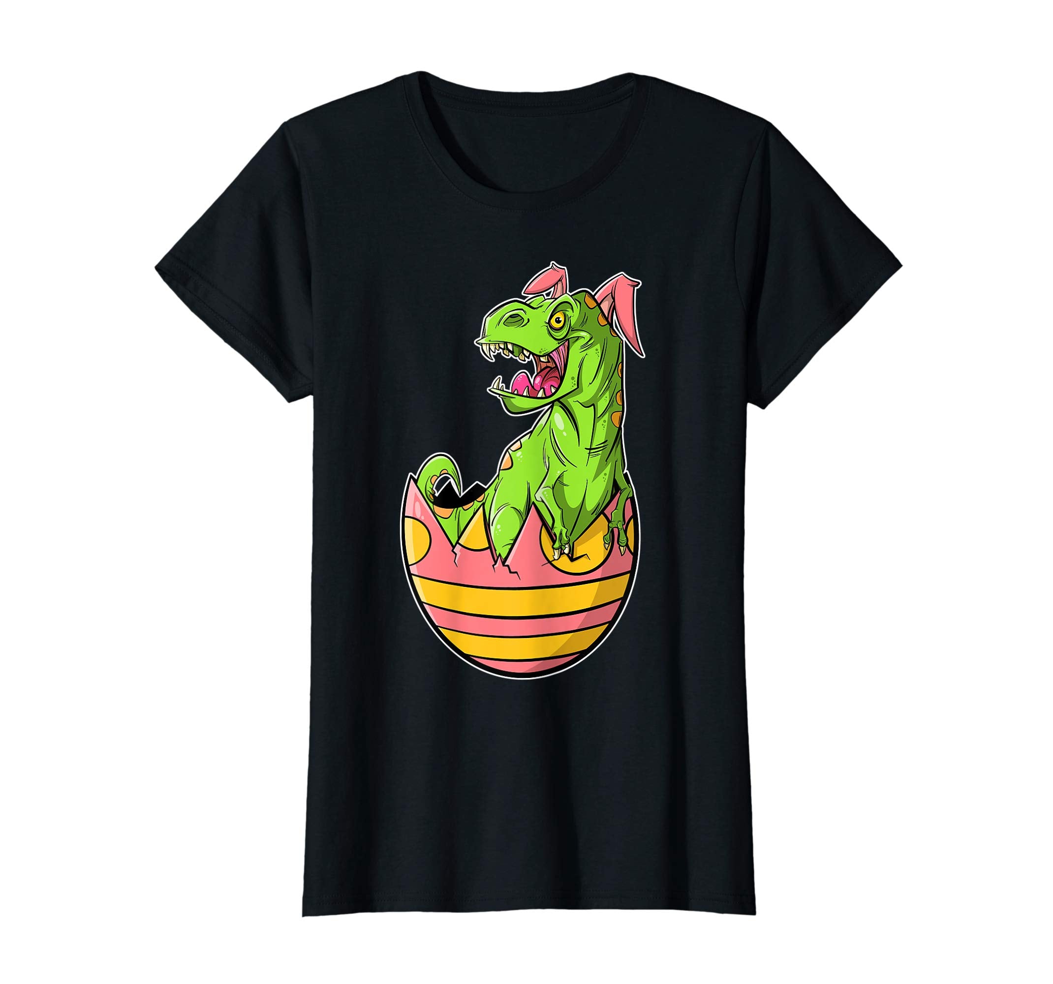 Dinosaur Bunny Easter T Shirt for Boys, Girls, &amp; Adults