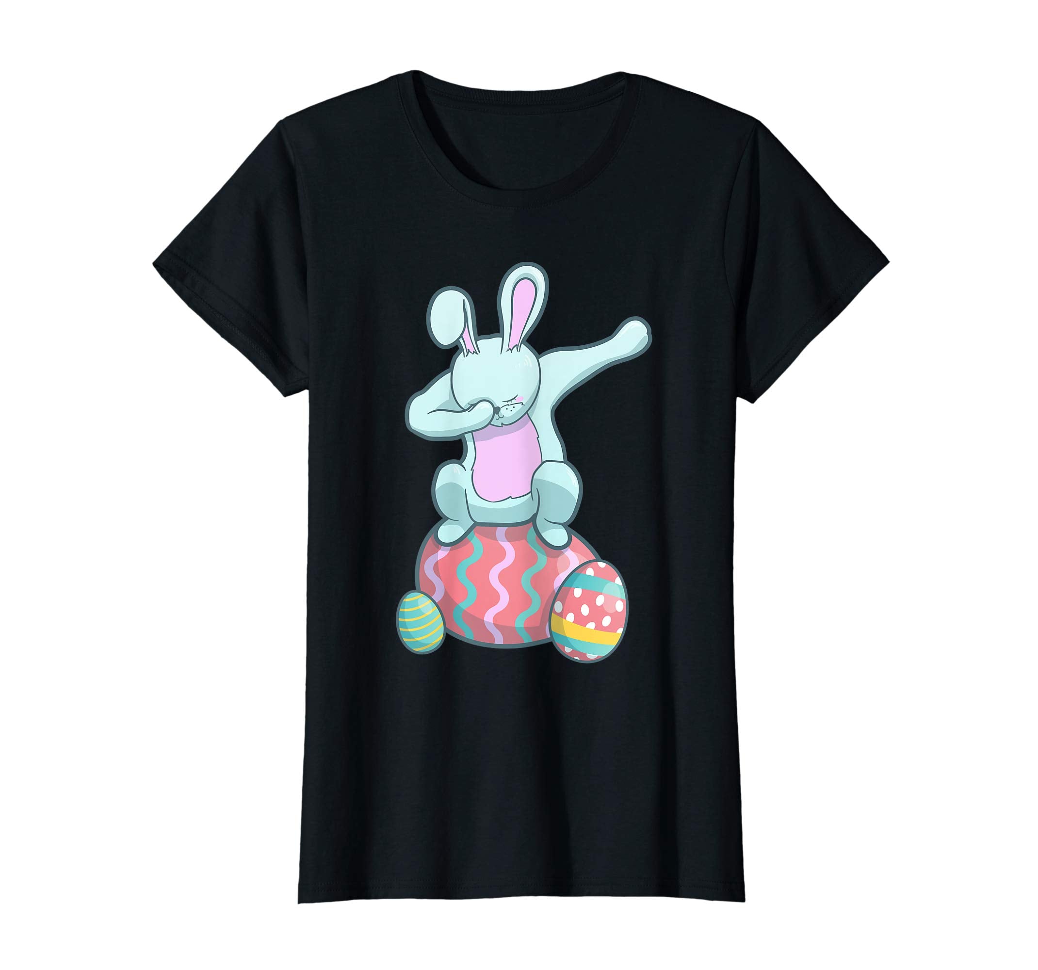 Dabbing Easter Bunny Eggs Gift T Shirt boys girls kids