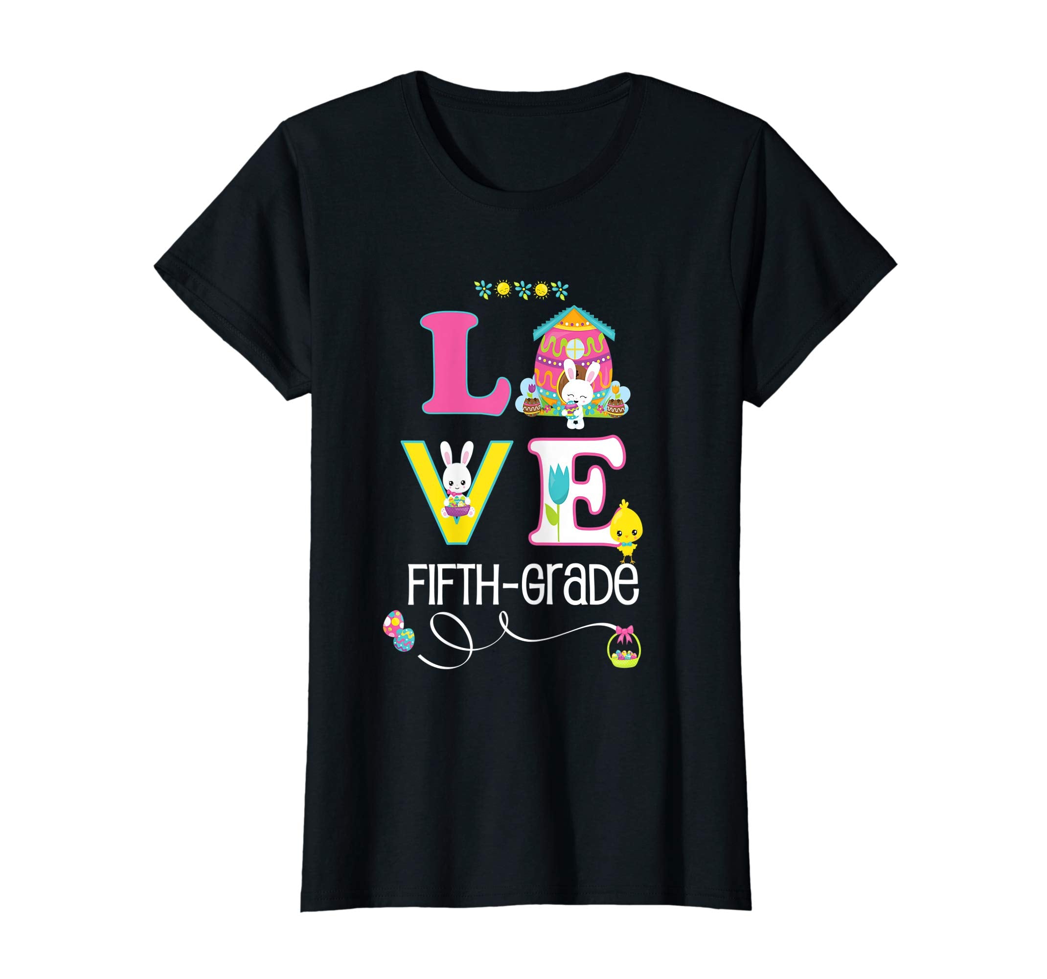 Easter Fifth Grade School Teacher &amp; Students Cute Love Shirt