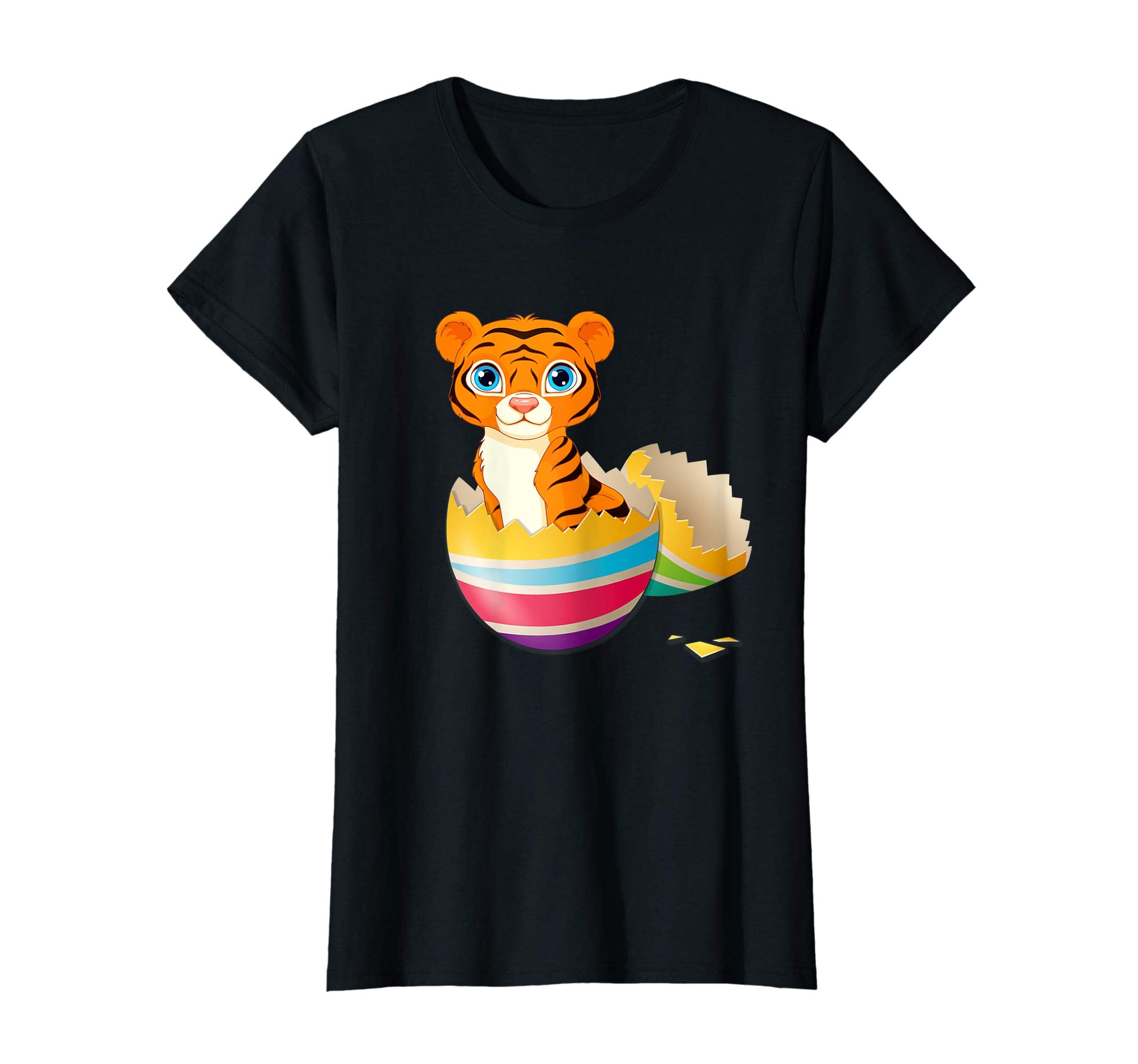 Baby Tiger Hatching From Easter Egg Easter Day Shirt