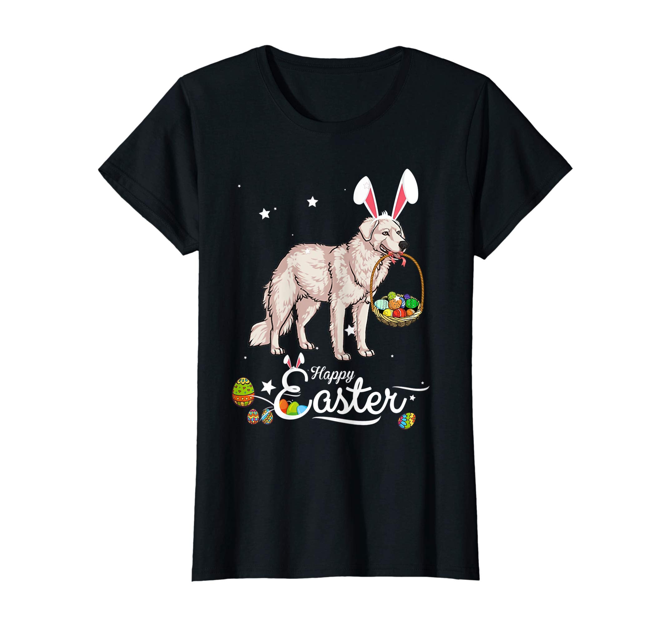 Kuvasz Dog With Bunny Hat Easter Costume T Shirt