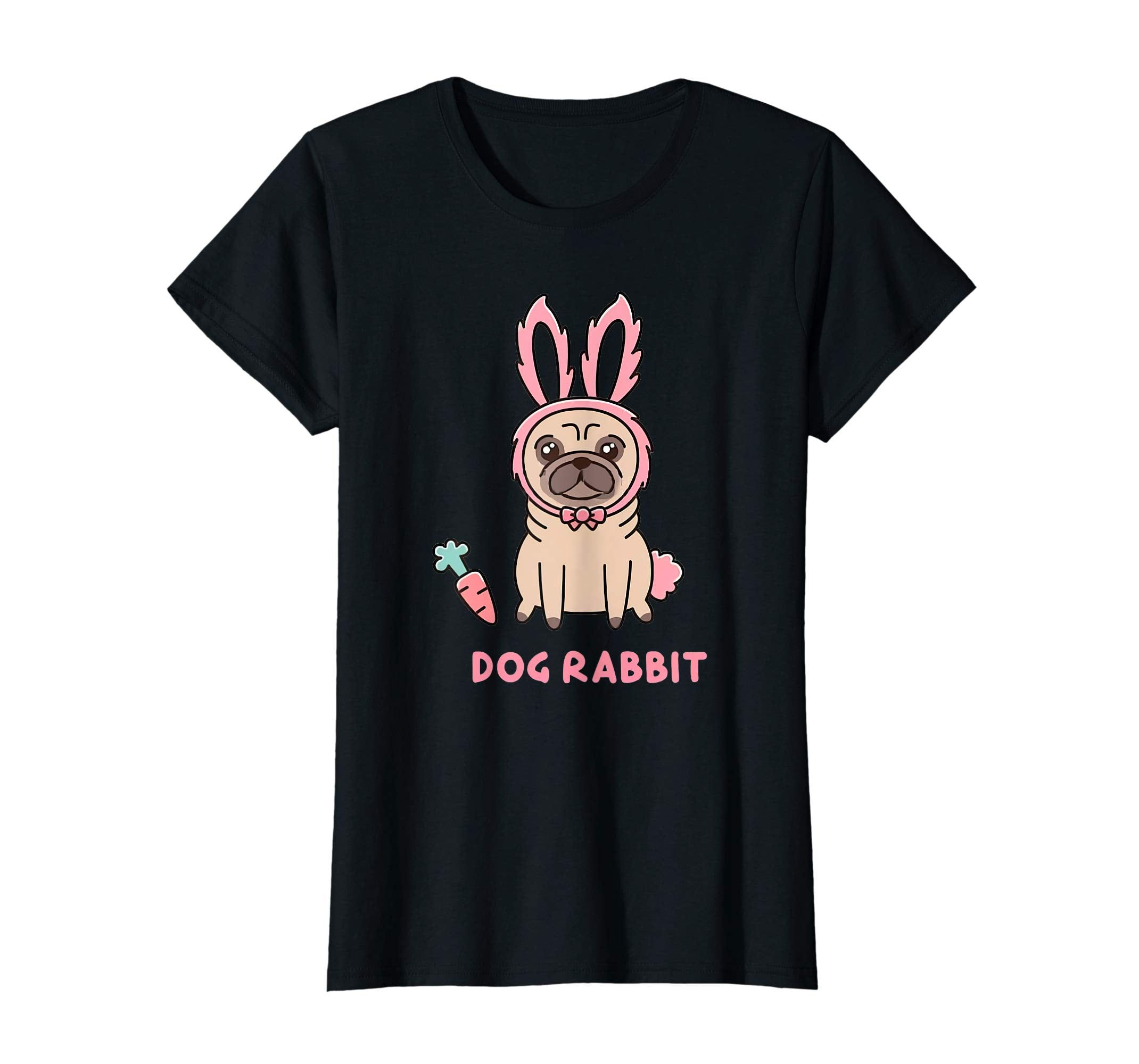 Easter Puggy Cute Dog Pug Funny Easter T-Shirt Women Kids