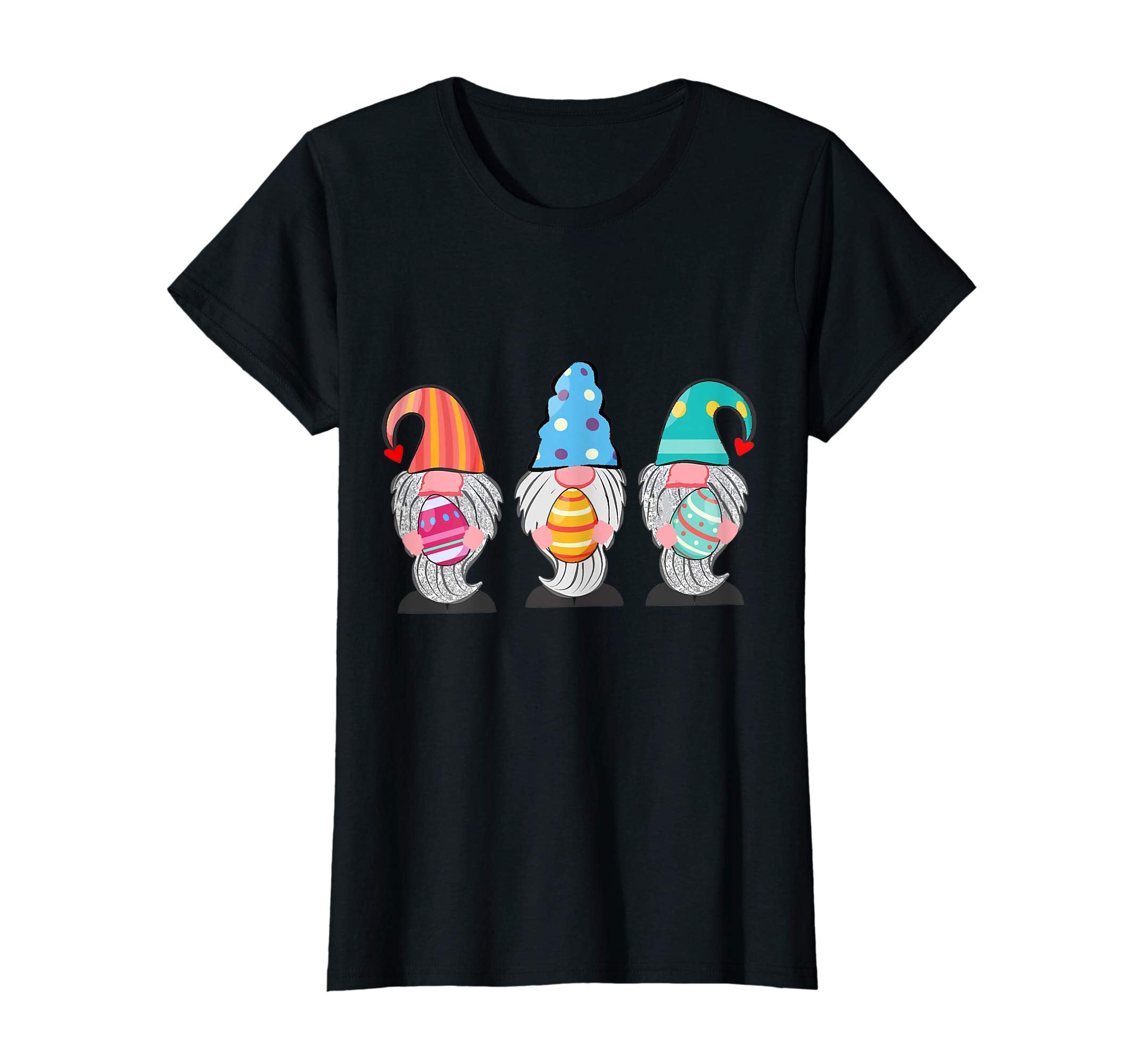 Three Gnome holding Easter egg funny shirt for men women kid