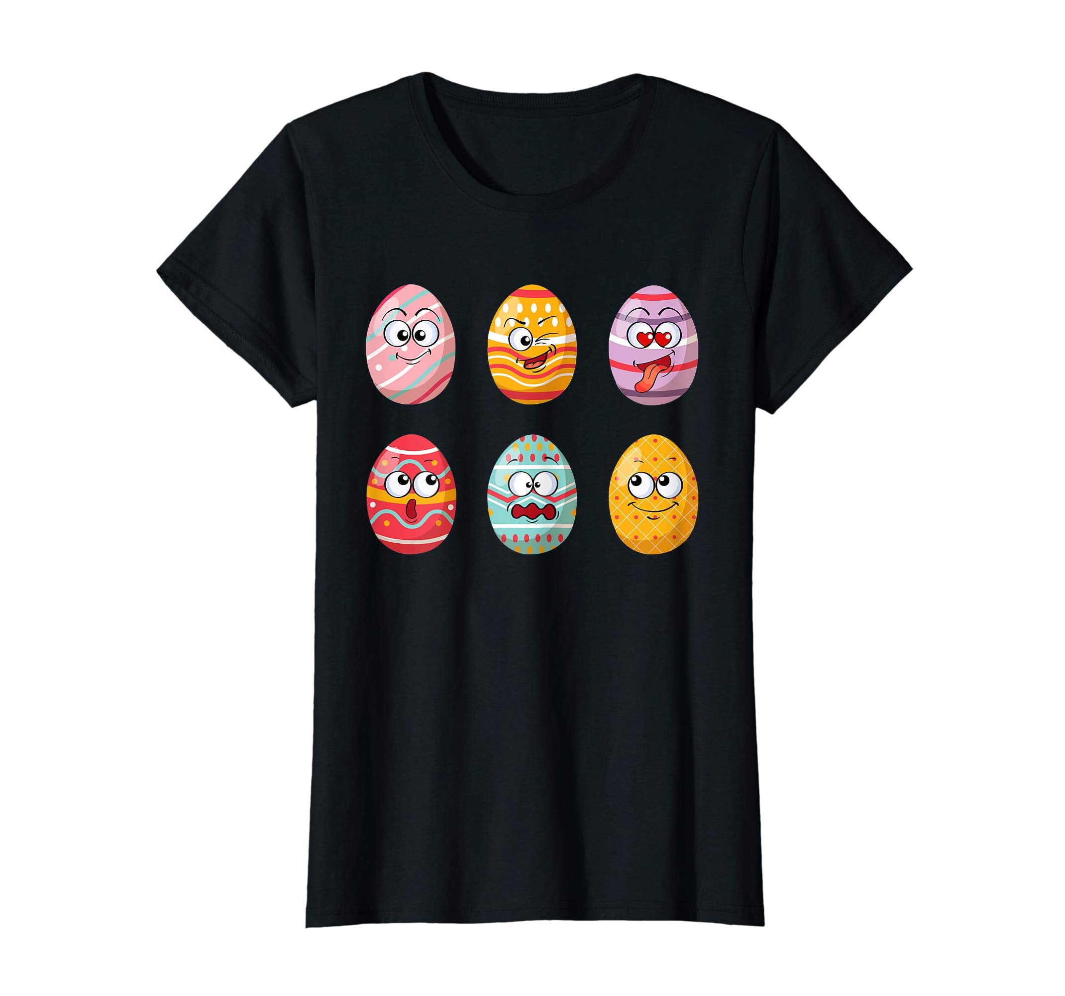 Funny Easter Egg Emoticons Emoji Easter Gift T-Shirt