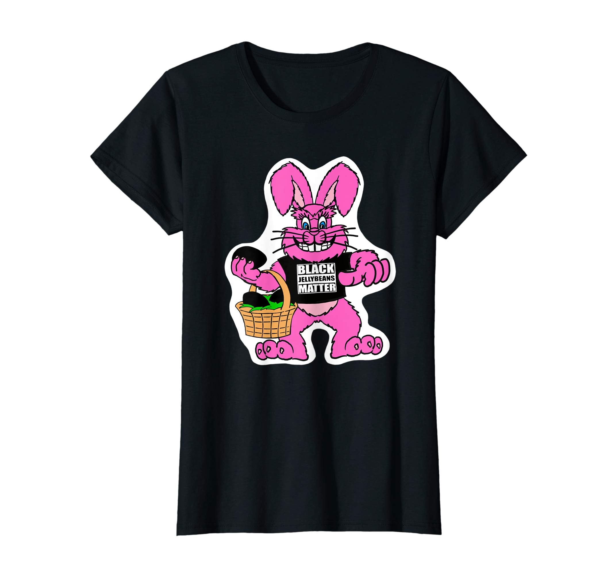 Womens Funny Easter Shirt Black Jelly Beans Matter Cute Gift