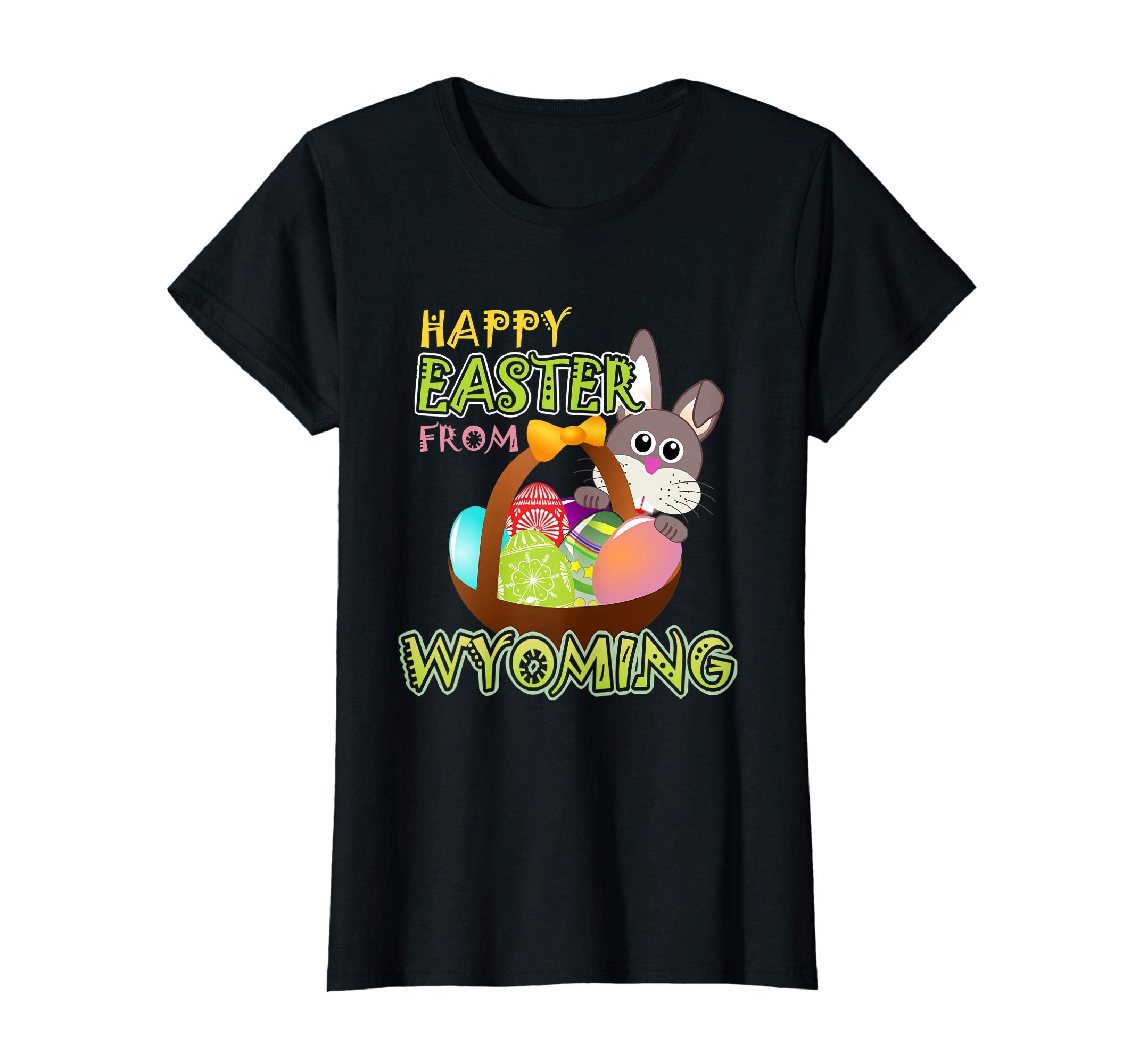 Happy Easter from Wyoming Funny States T-Shirt