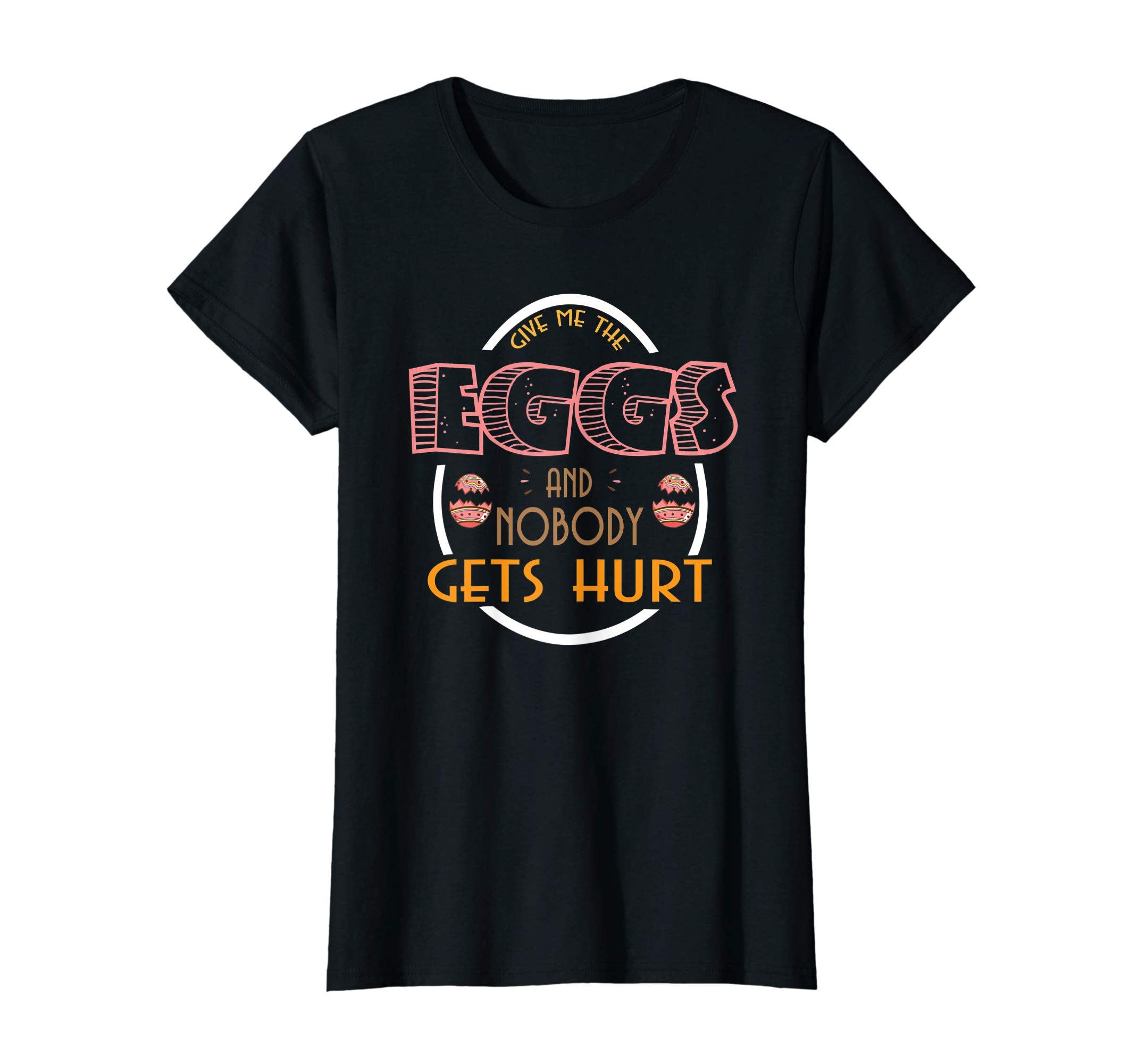 Give Me Eggs Funny Easter Graphic T-Shirt