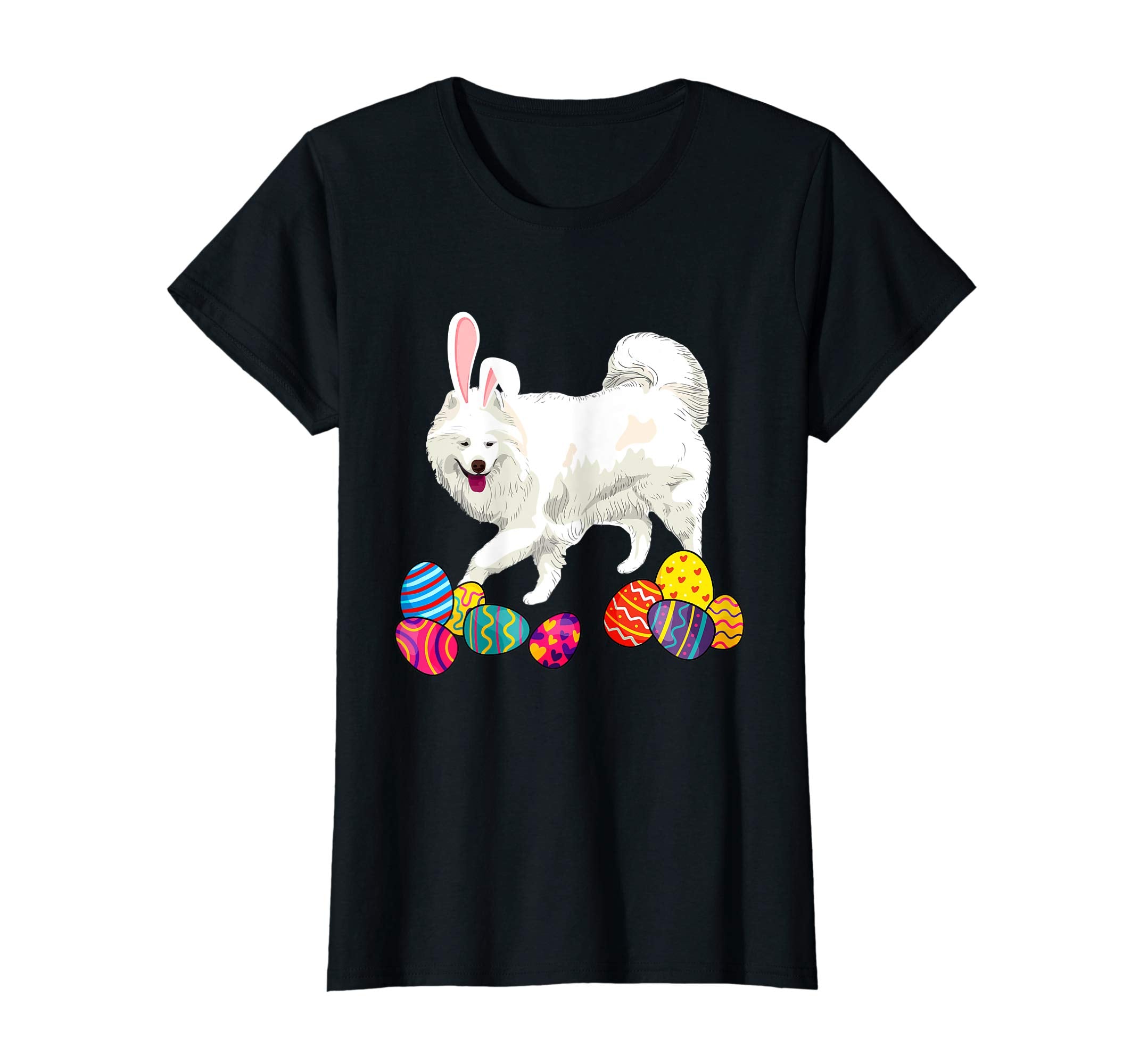 Samoyed Bunny Ear With Egg Easter Easter Day Shirt