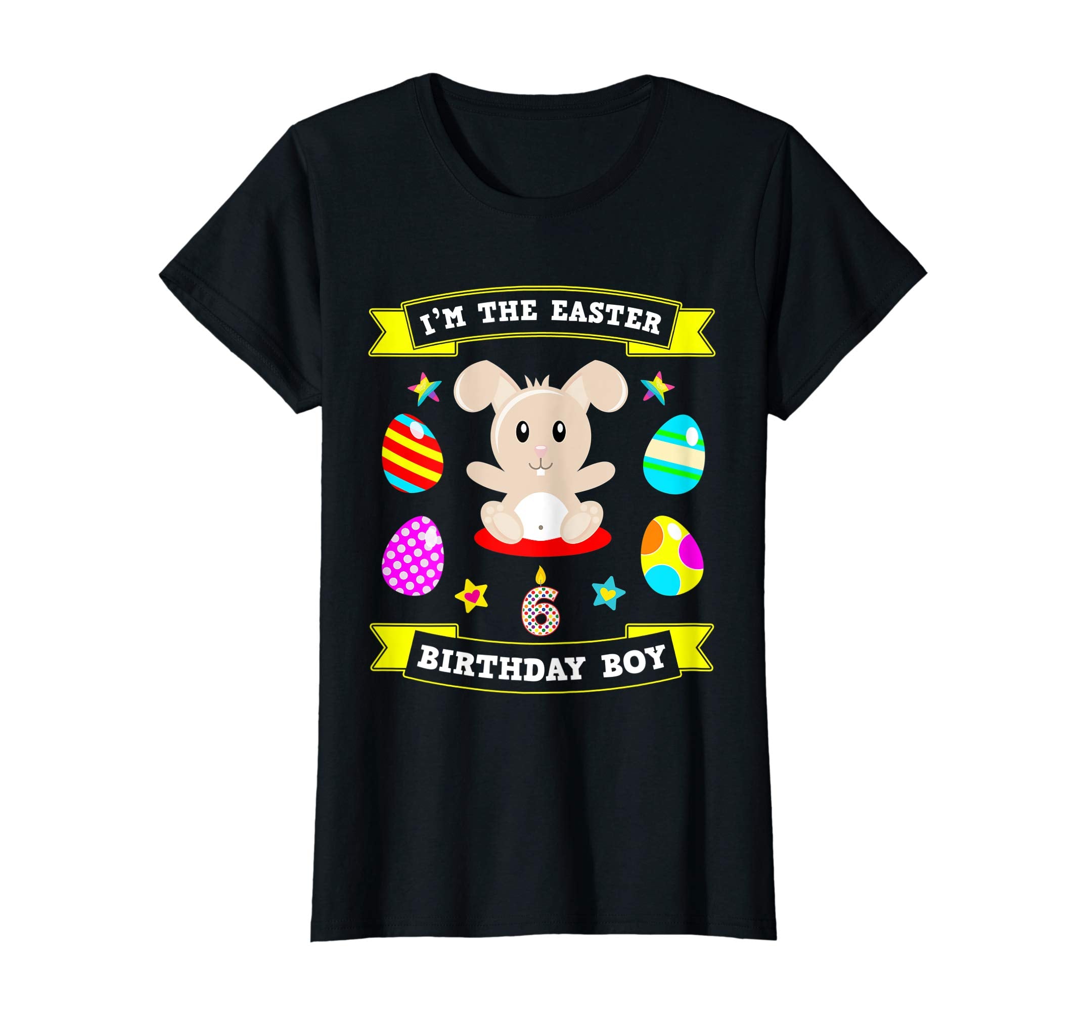 6 Year Old Easter Bunny 6th Birthday Boy 2019 TShirt