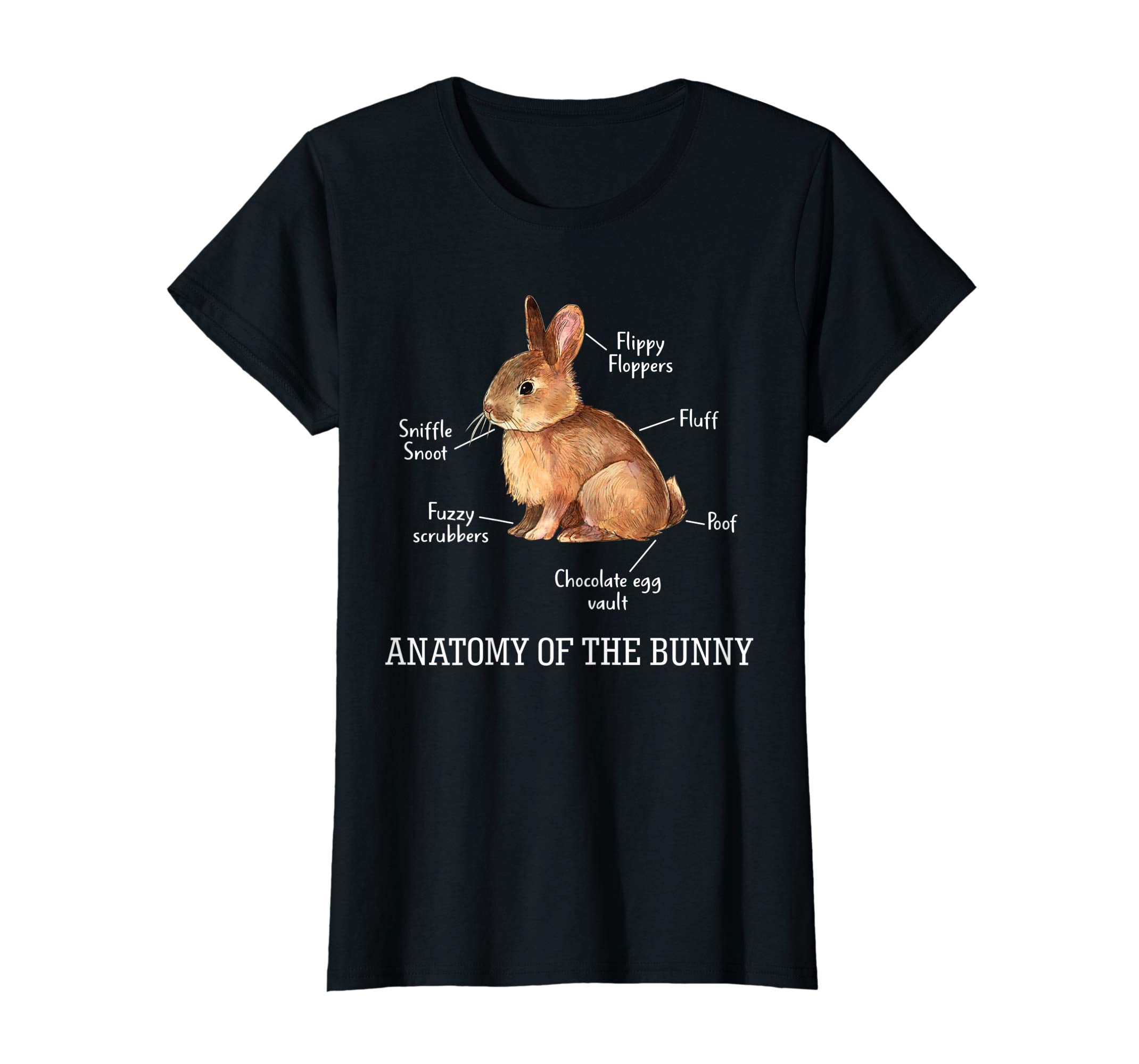 Anatomy Of The Bunny Cute Animal Love Rabbit Easter Funny