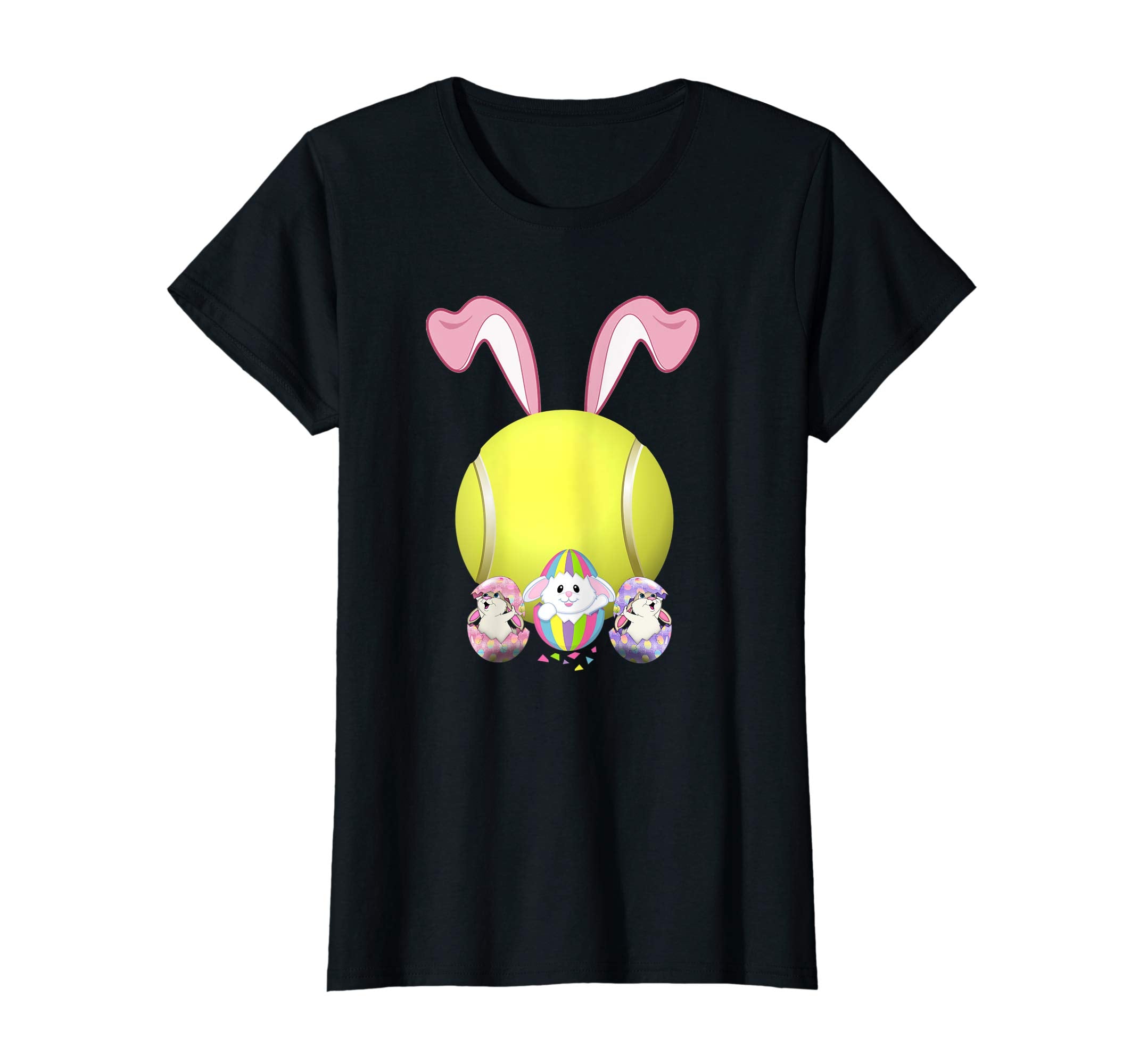 Tennis Easter Bunny Egg T-Shirt Funny For Men Women