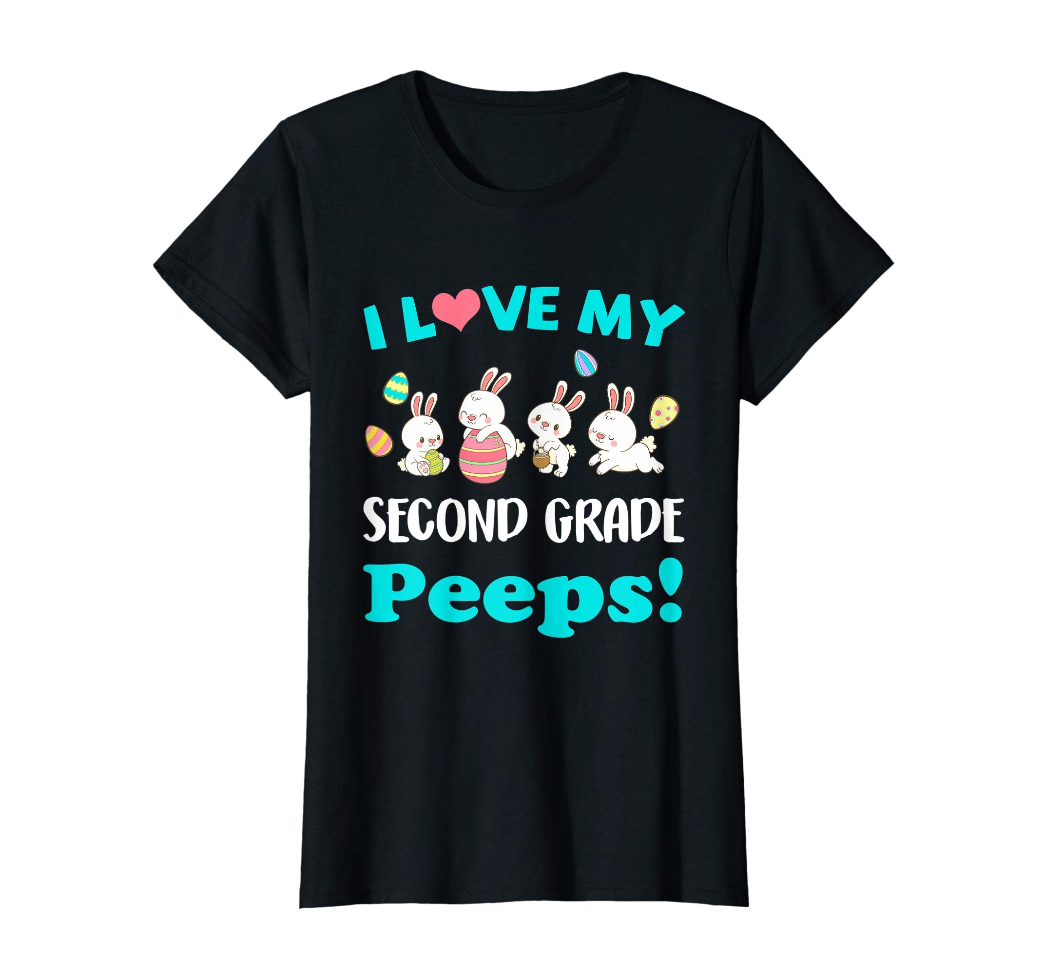 I Love My Second Grade Peeps Easter Day T-Shirt
