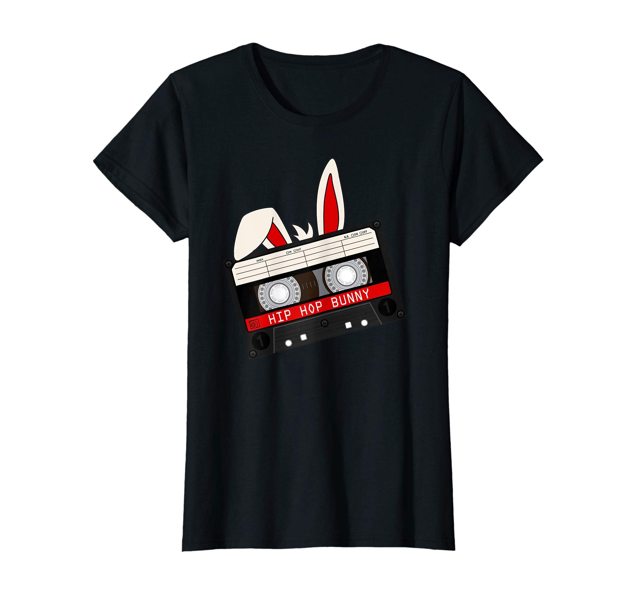 Hip Hop Easter Bunny Cassette Tape T Shirt Retro Vintage Tee