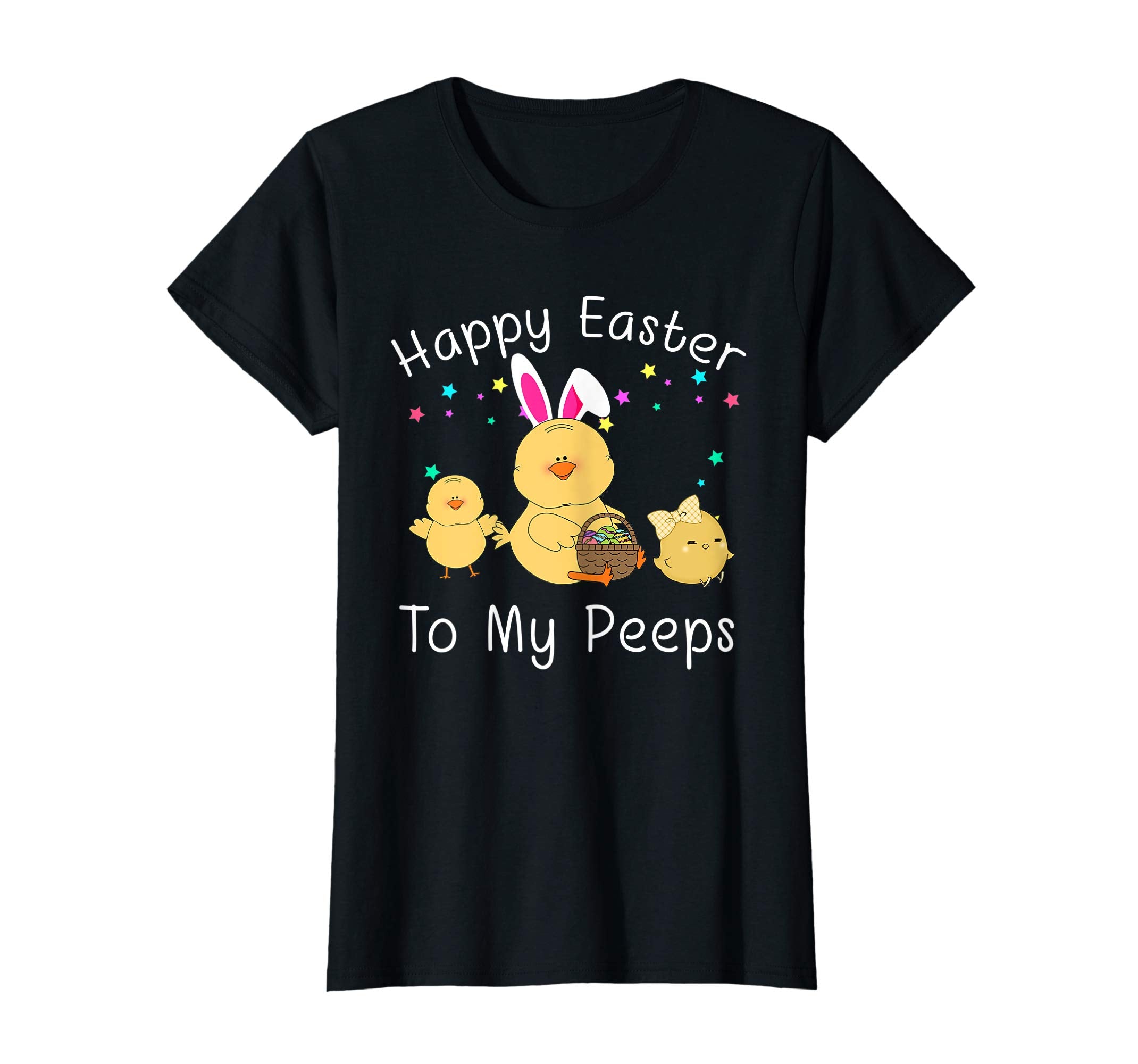 Funny Happy Easter To My Peeps Kids Boys Girls T Shirt