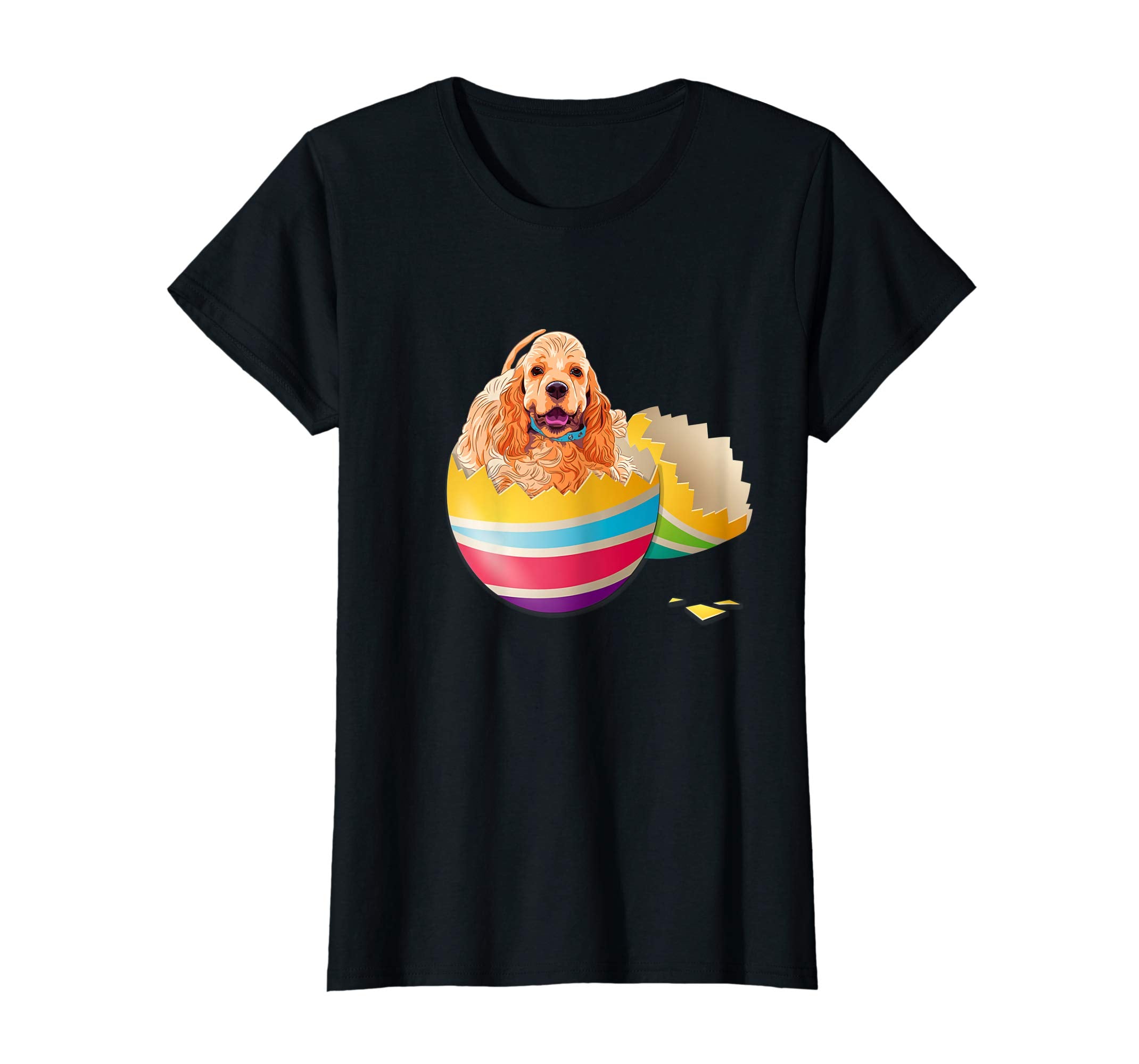 Cocker Spaniel Hatching From Easter Egg Easter Day Shirt