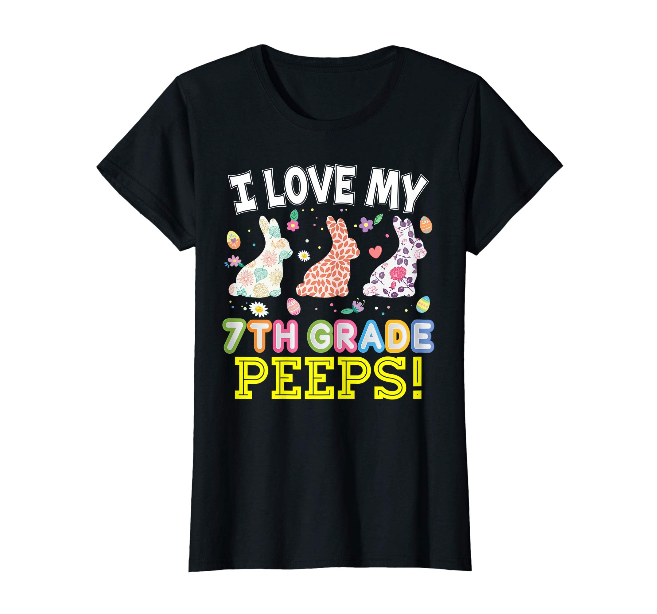 I Love My 7th Grade Peeps Seventh Easter Bunnies T-Shirt