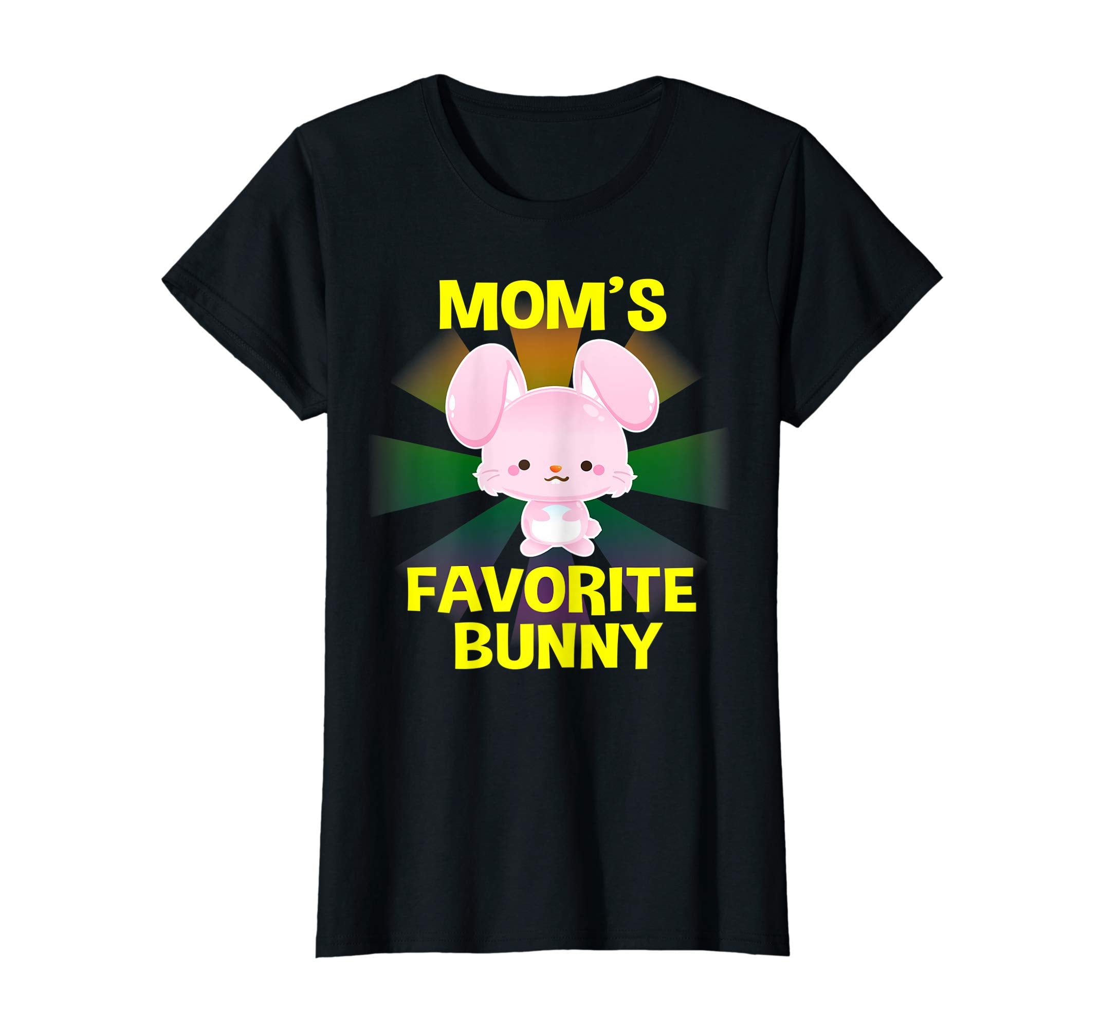 Moms Favorite Bunny Easter T shirt Gifts for Men Women Kids