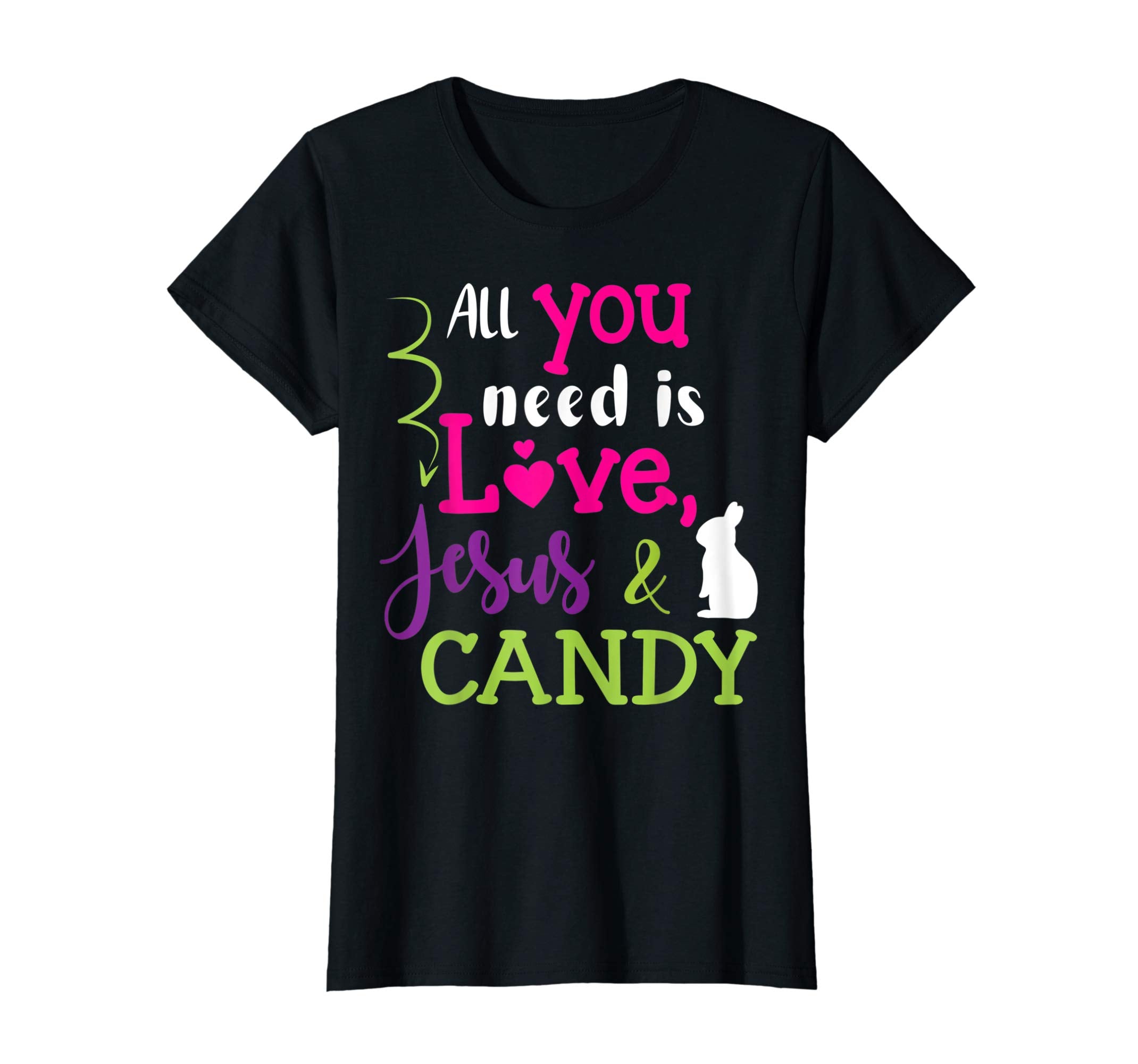 All You Need Is Love Jesus And Candy Bunny Easter Day Shirt