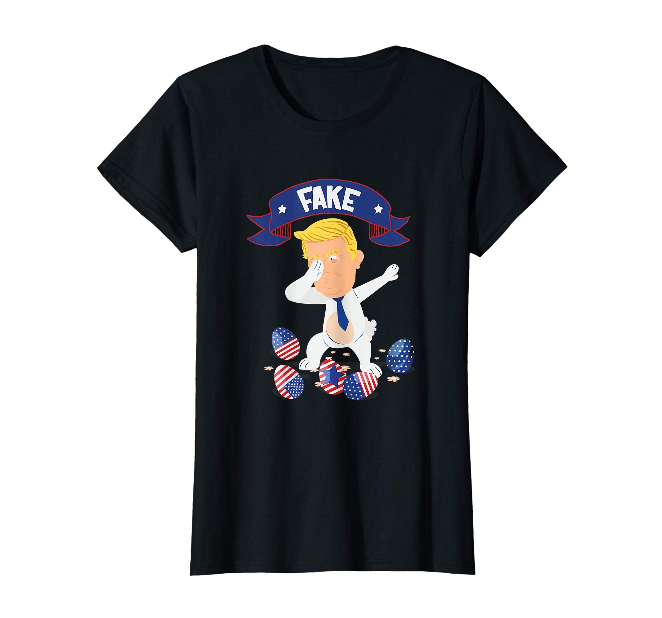 Funny Easter T Shirts Trump Dabbing Shirt Fake Bunny Eggs