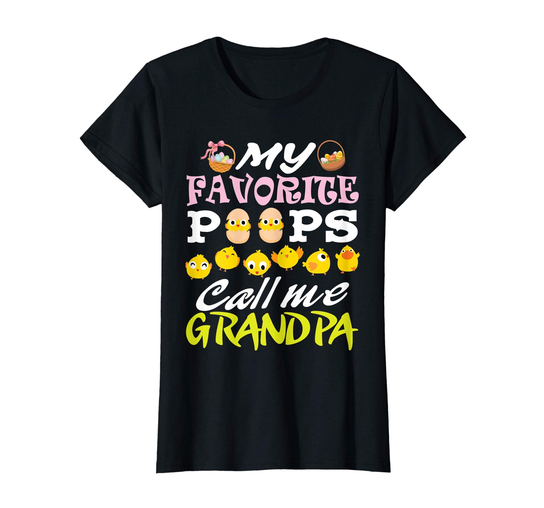 My Favorite Peeps Chicks Call Me Grandpa Easter Eggs Shirt