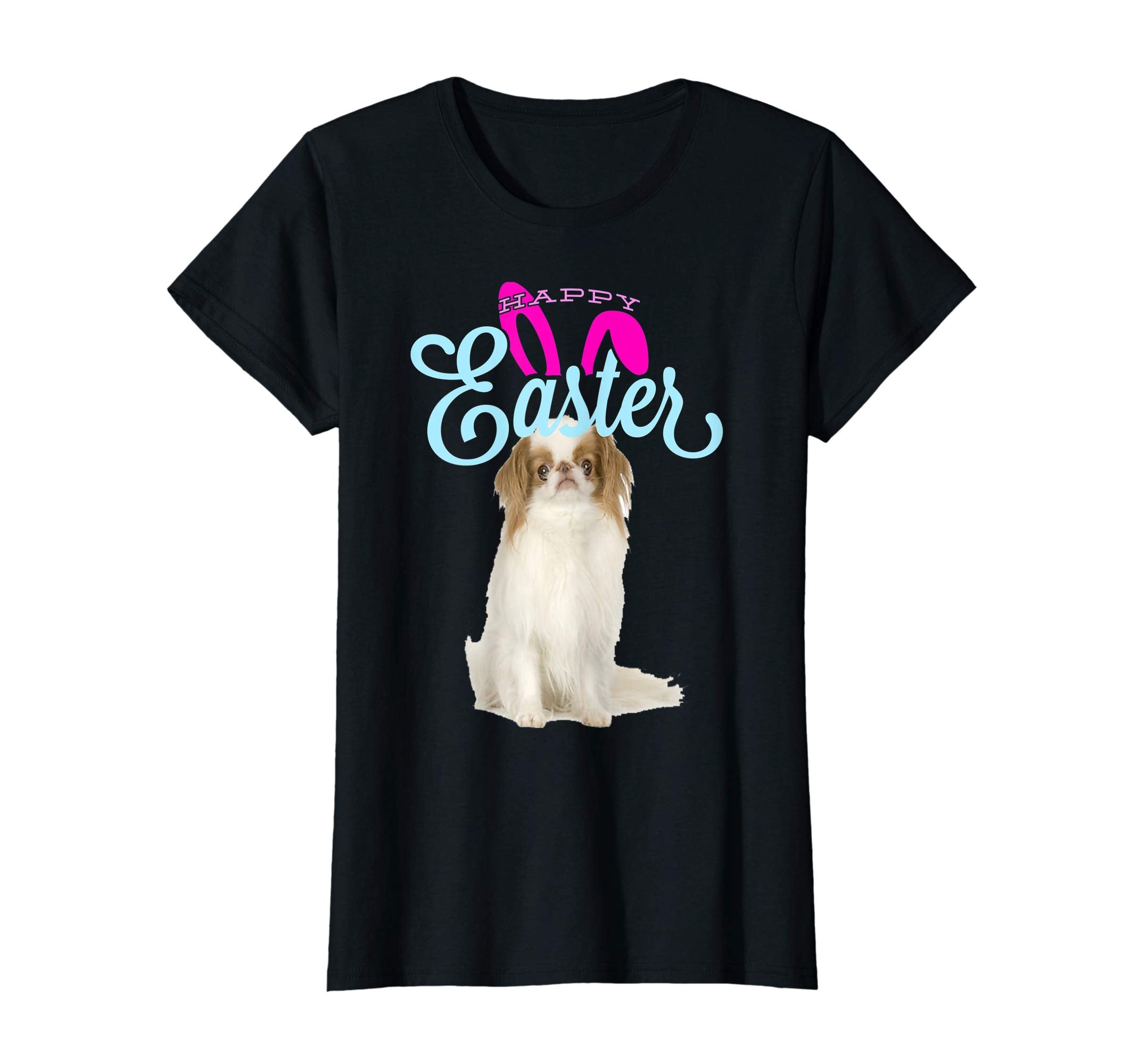 Easter Bunny Japanese Chin Tshirt Dog Men Women Gift Easter