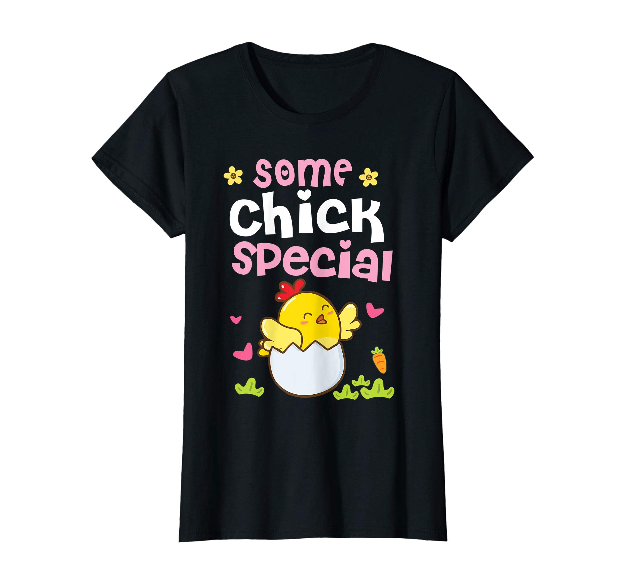 Heart Flower Carrot Happy Easter Shirt Some Chick Special
