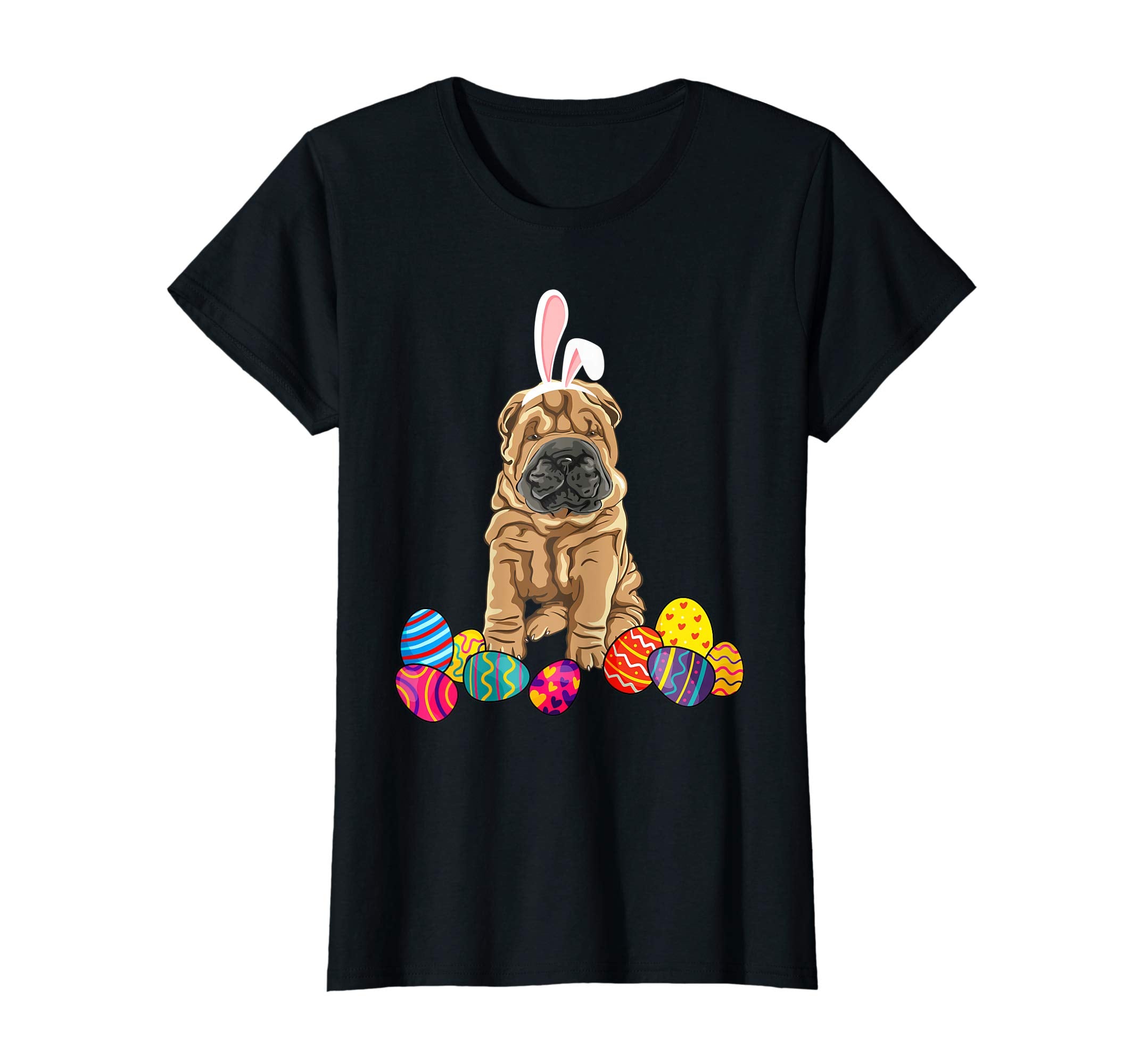 Chinese Shar-Pei Bunny Ear With Egg Easter Easter Day Shirt