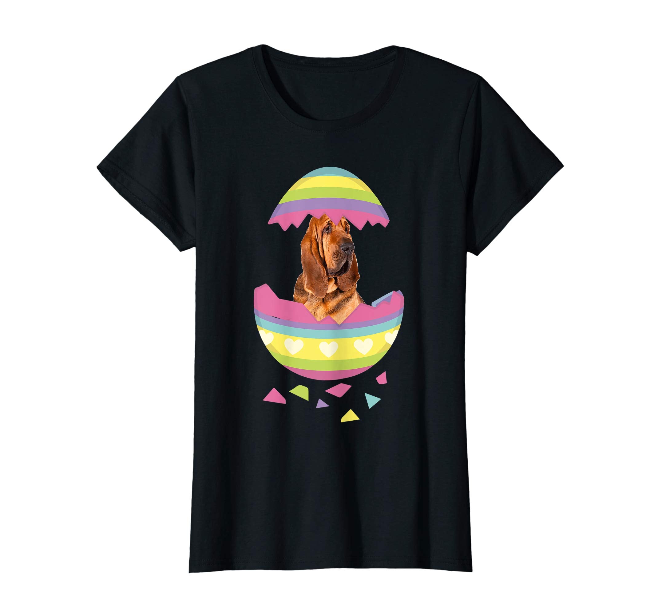 Bloodhound Easter Egg T-Shirt Dog Lover