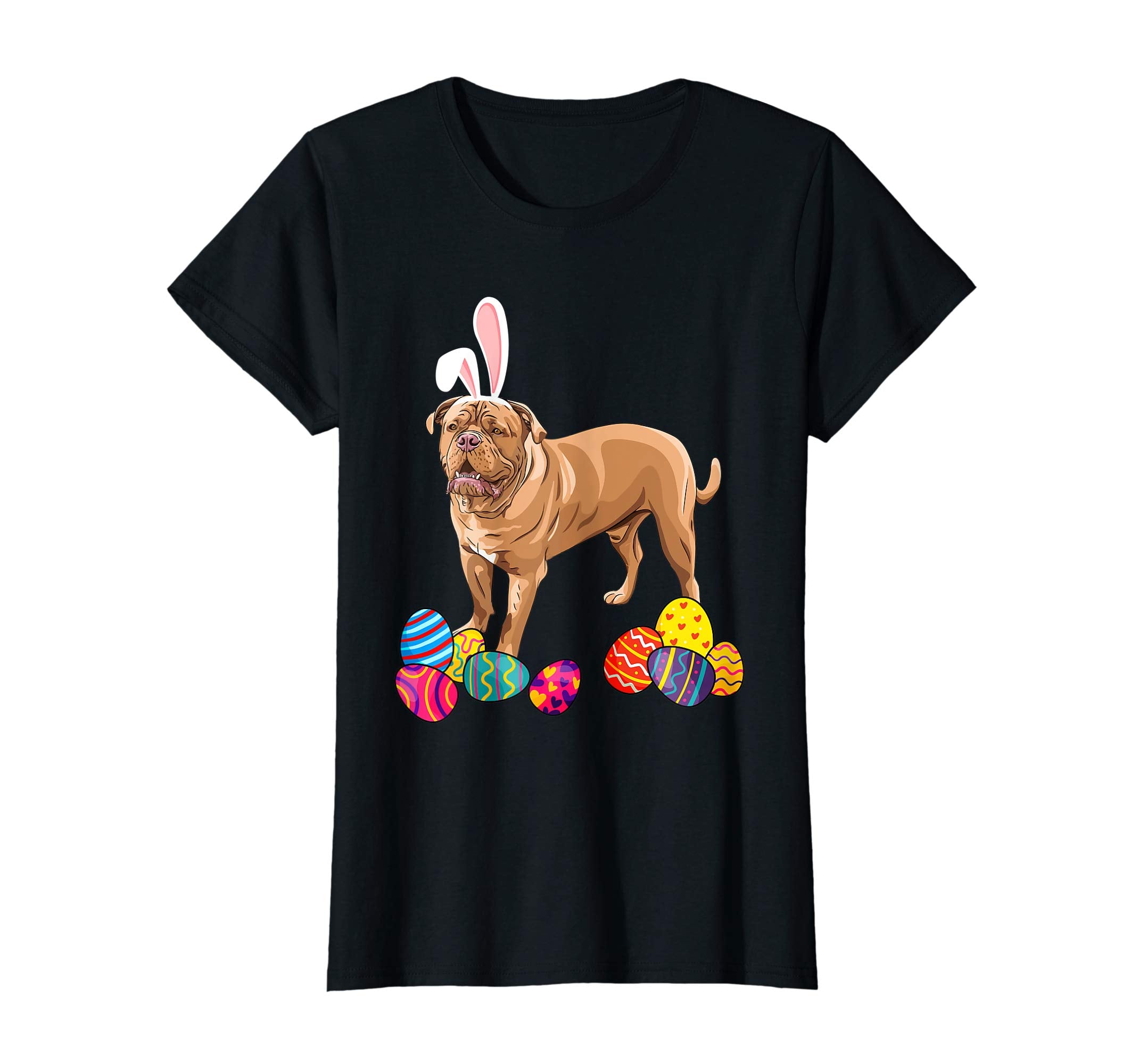 French Mastiff Bunny Ear With Egg Easter Easter Day Shirt